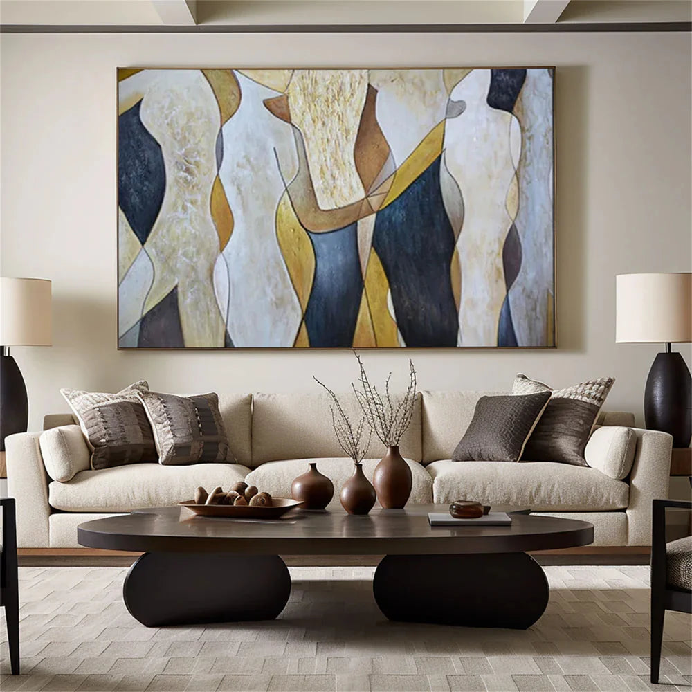 Abstract People Canvas Art #AE012