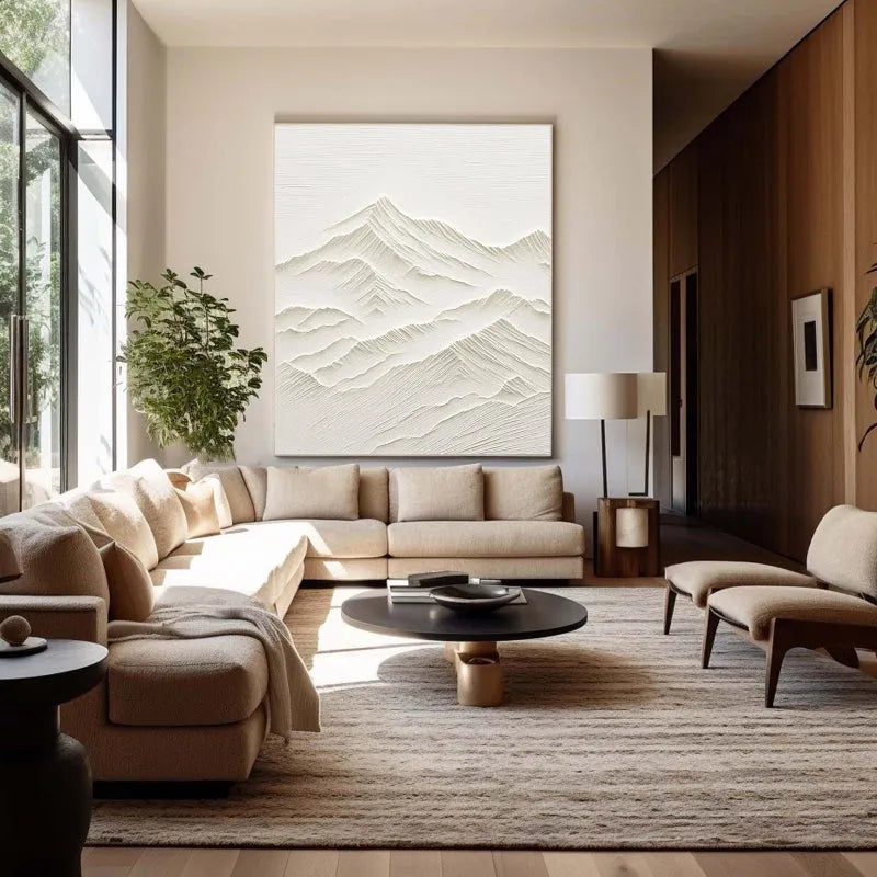 Mountain Textured Canvas Art #MO006