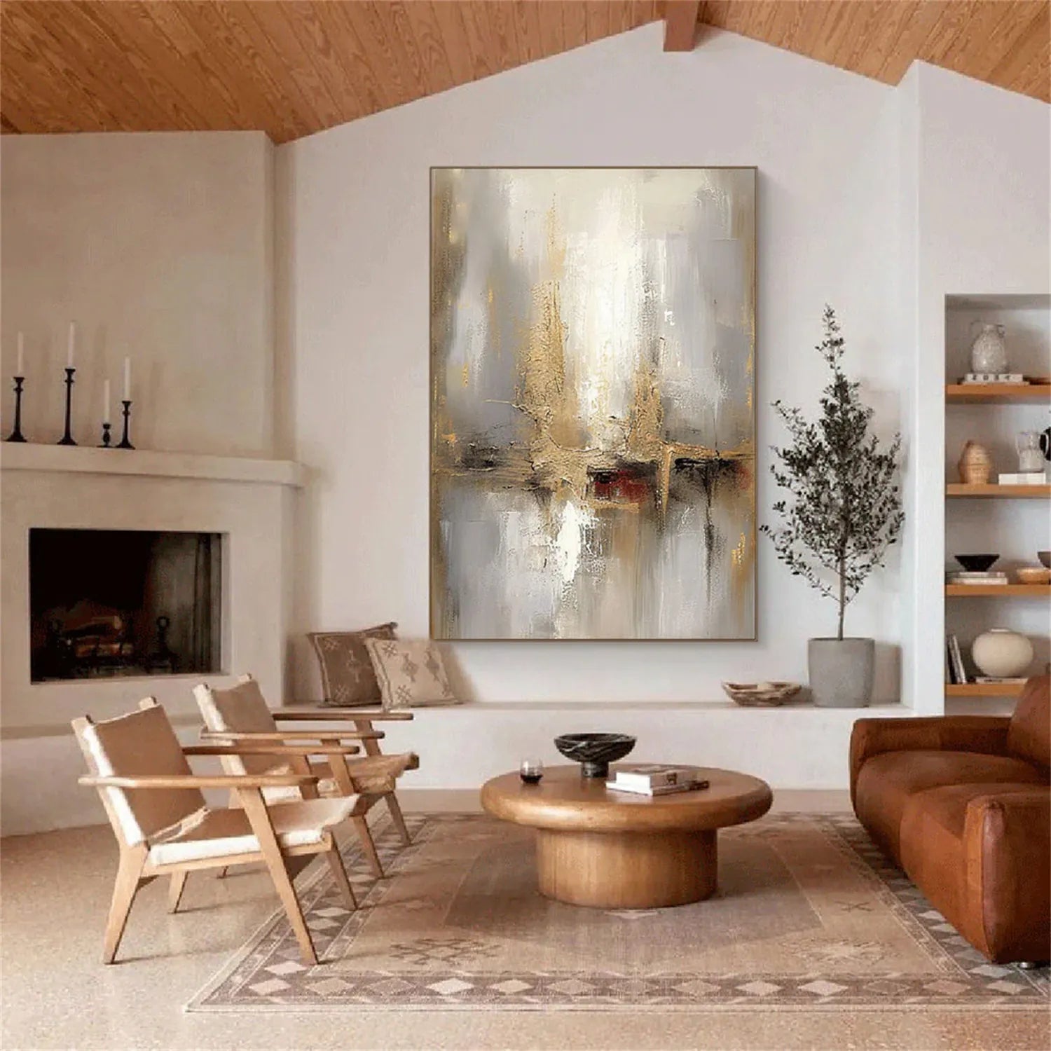 Abstract Painting Canvas #AP029