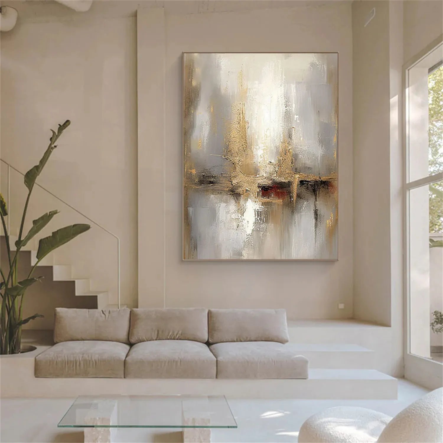 Abstract Painting Canvas #AP029