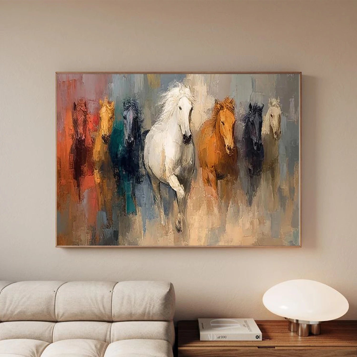 Abstract Animal Horse Wall Art #AC097