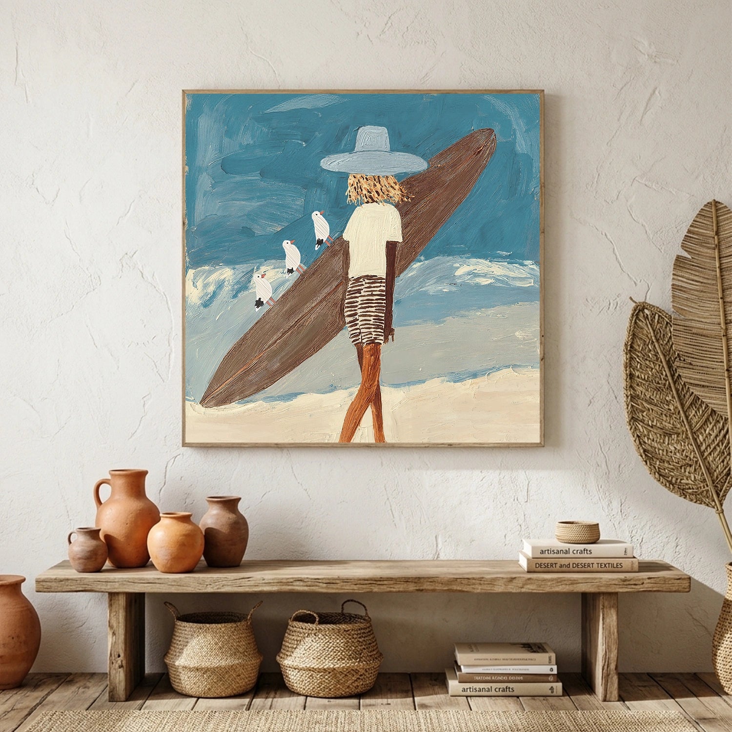 Abstract Portrait Canvas Art #AE139