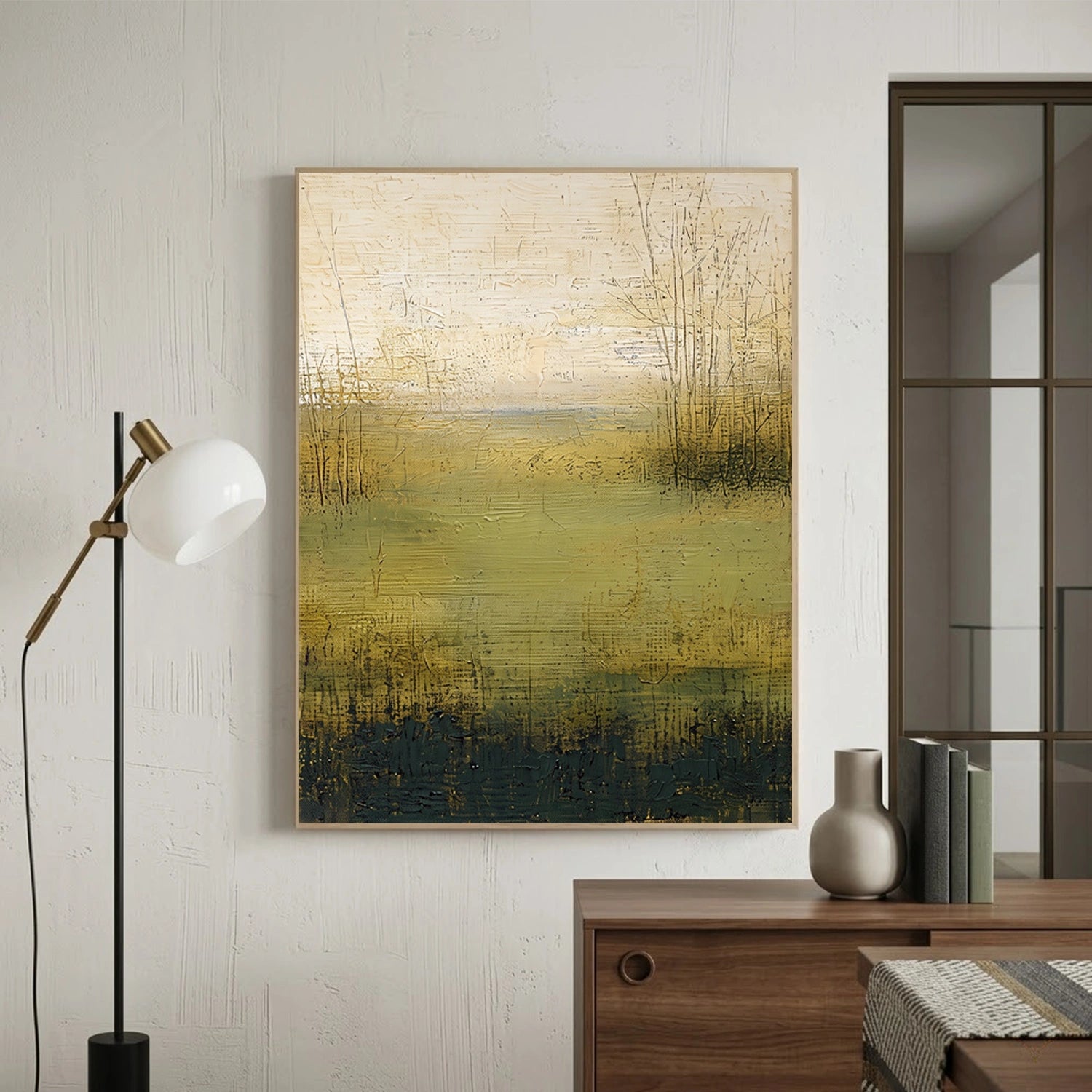 Abstract Canvas Wall Art #AP380