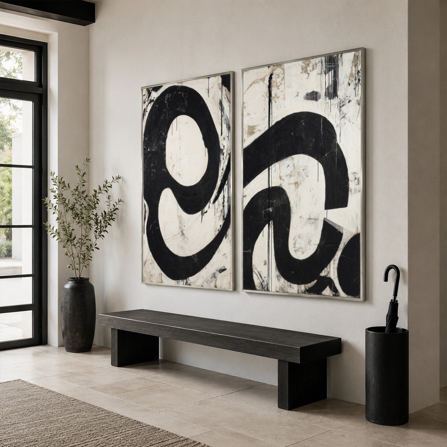 Wabi Sabi Canvas Art Set of 2 #WS151