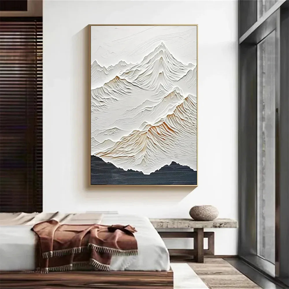 Mountain Textured Canvas Art #MO005