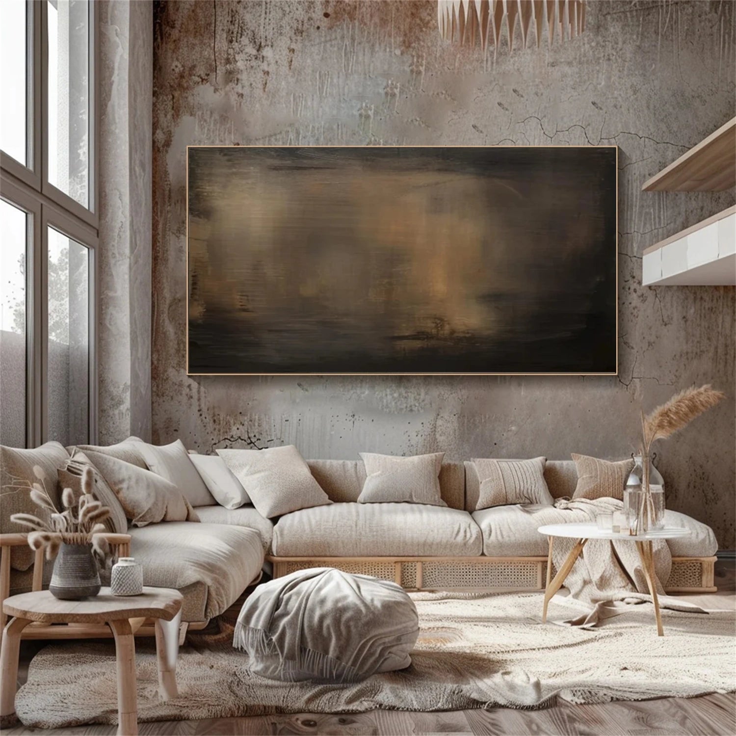 Abstract Canvas Wall Art #AP293