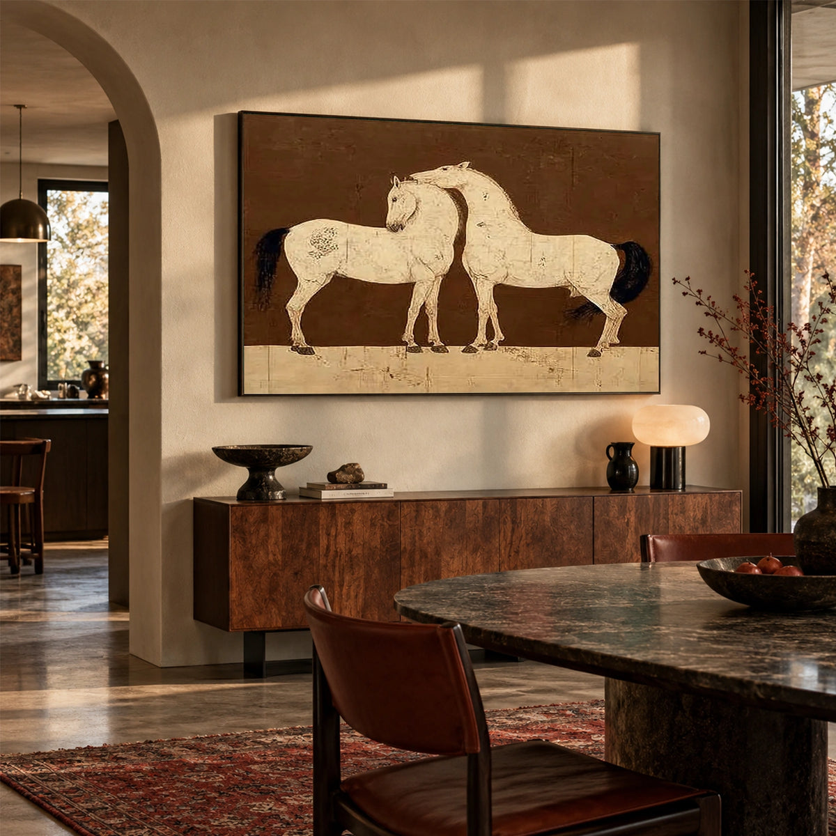 Abstract Animal Horse Wall Art #AC161