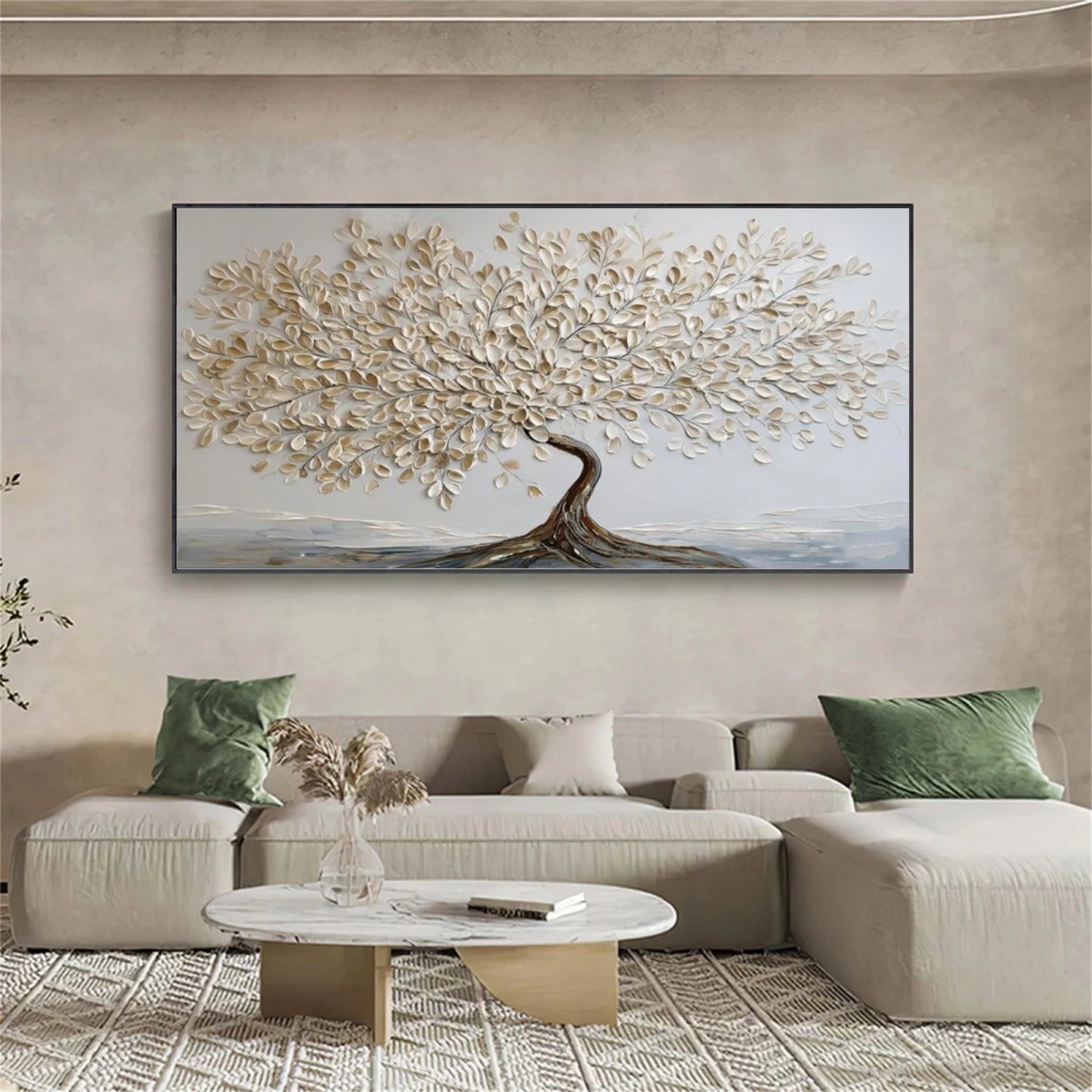 Tree Abstract Textured Wall Art #TP069