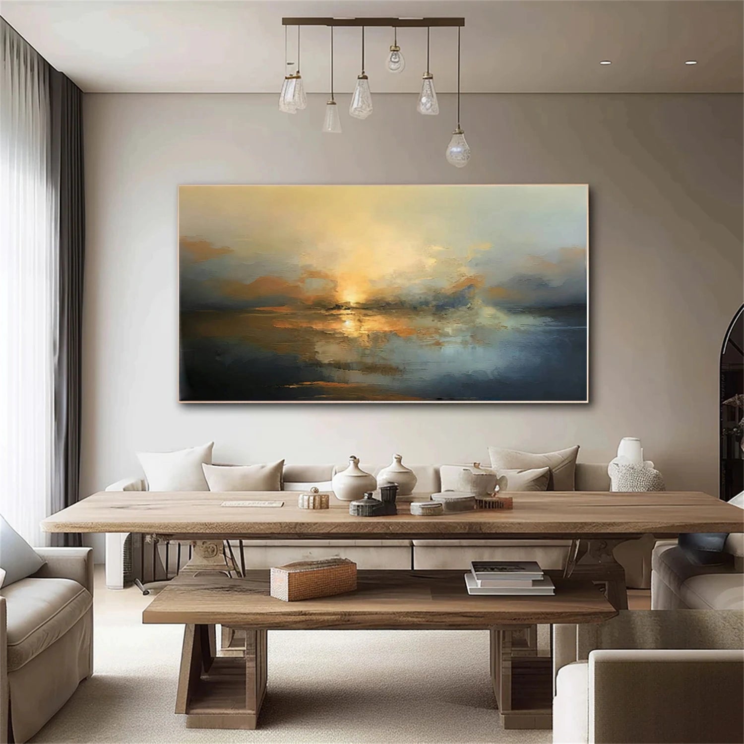 Abstract Canvas Wall Art #AP232