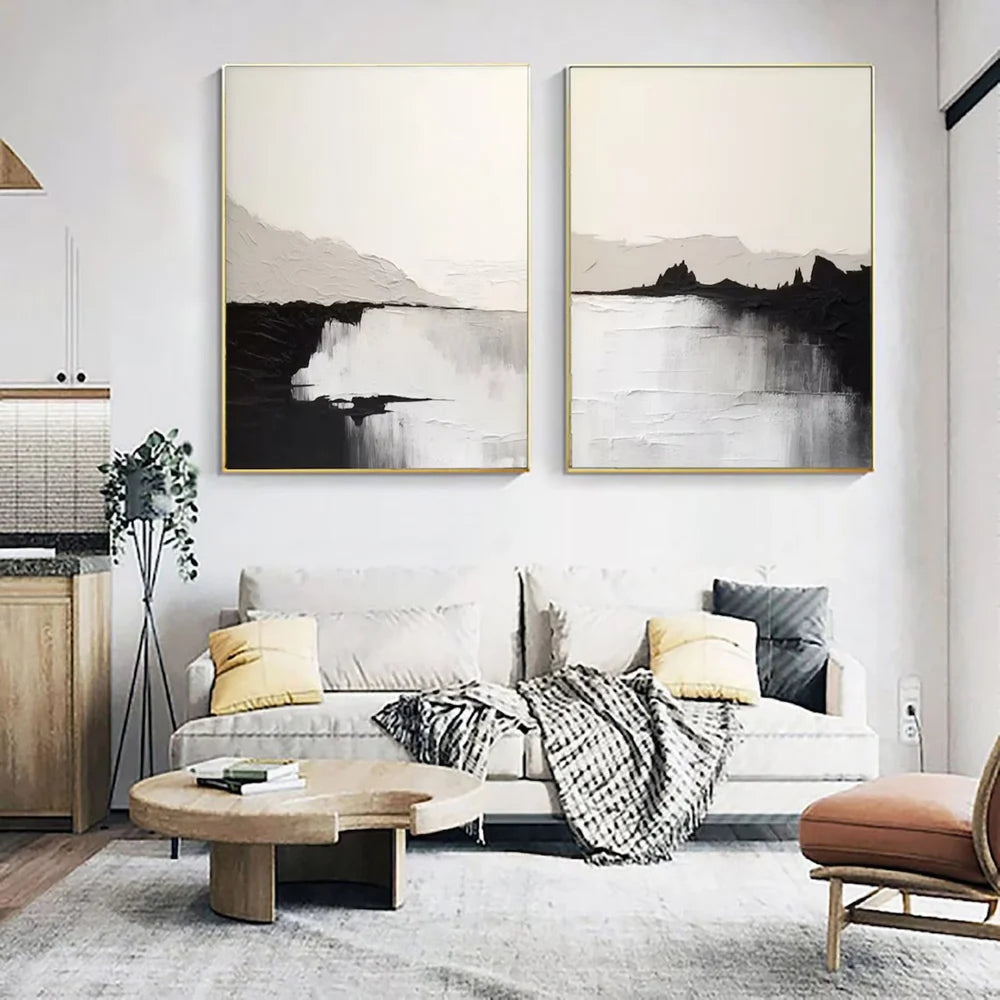 Abstract Painting Canvas Set of 2 #AP179