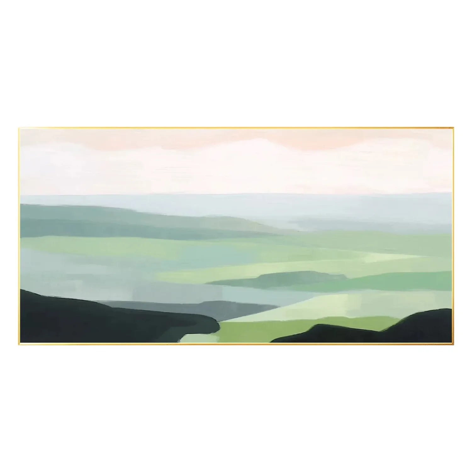 Colorful Abstract Painting Canvas #AP042