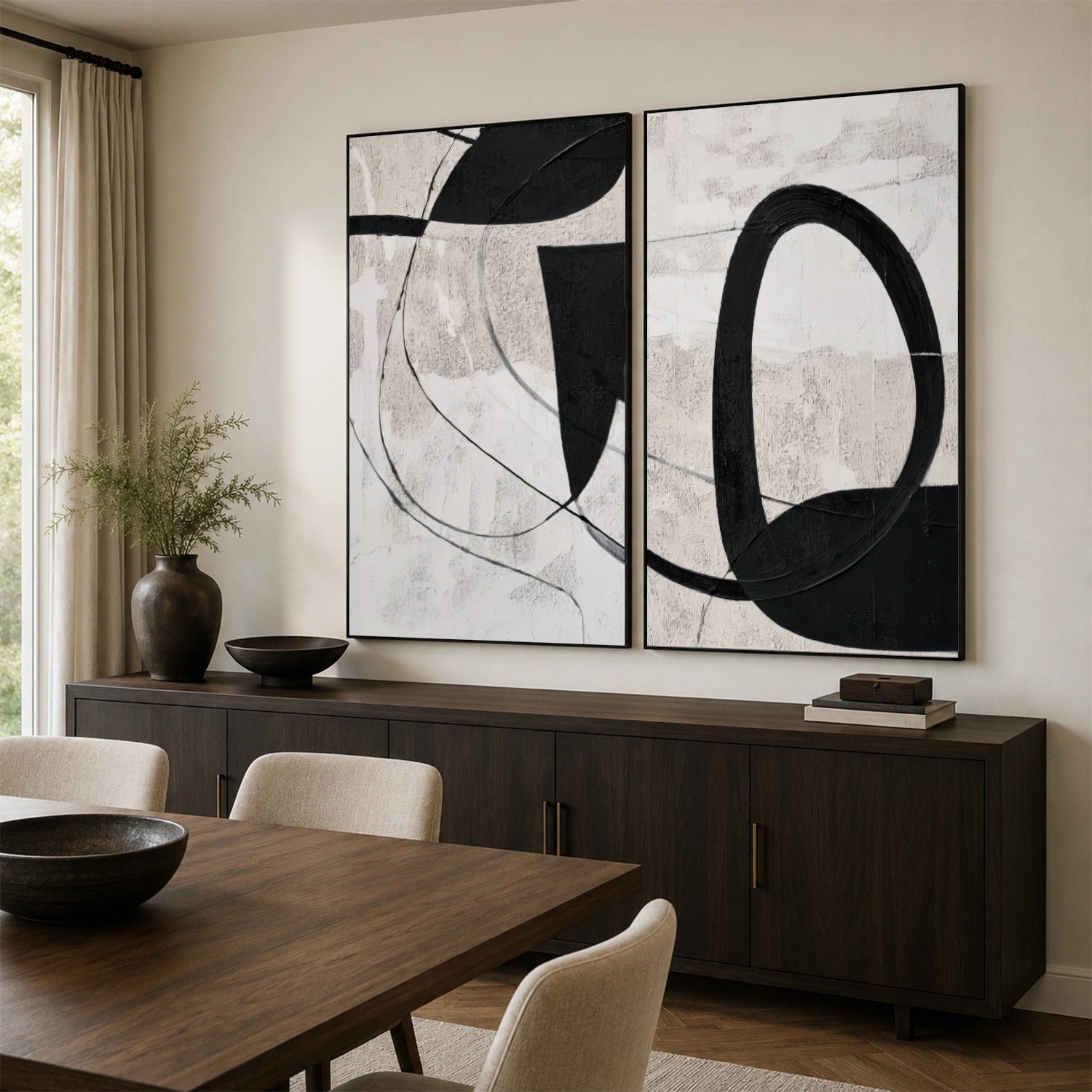Wabi Sabi Canvas Art Set of 2 #WS149