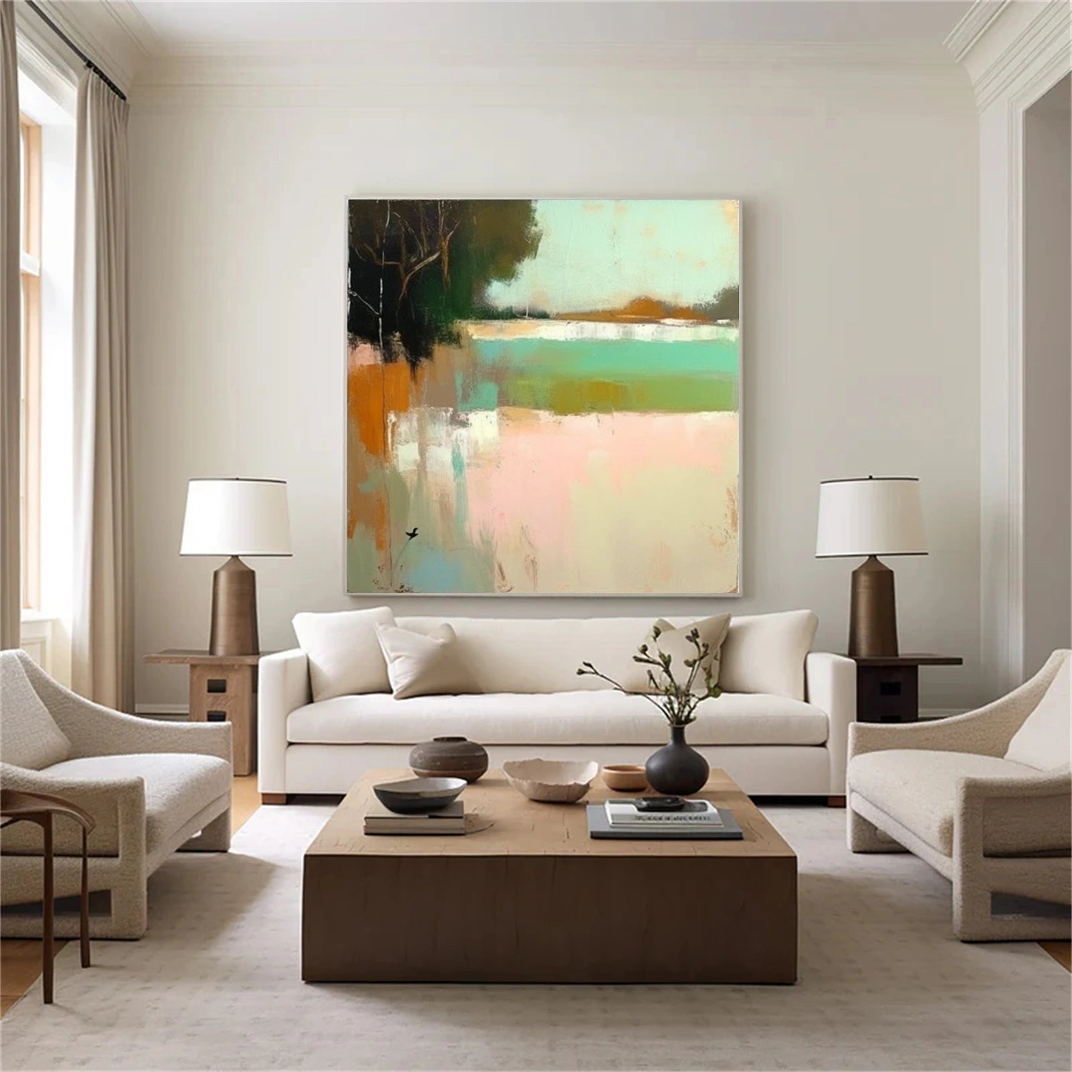 Colorful Abstract Canvas Wall Art #AP250