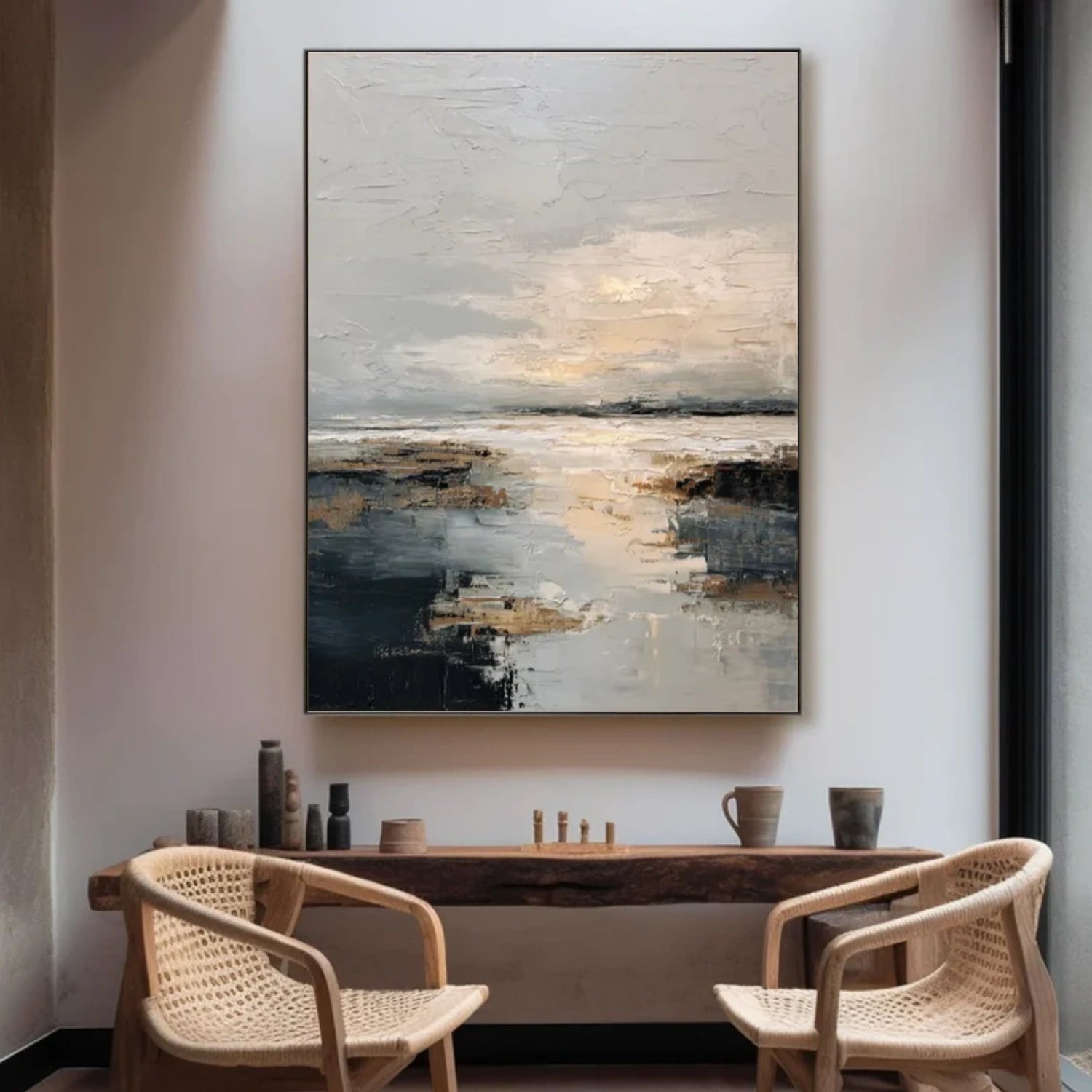 Abstract Canvas Wall Art #AP295