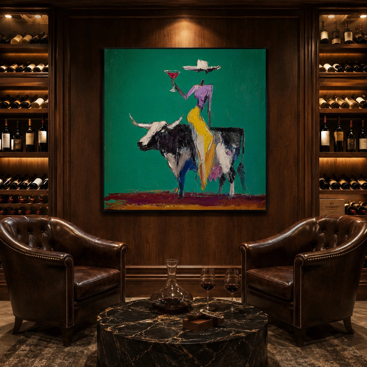 American Western Cowboy Art #VT214