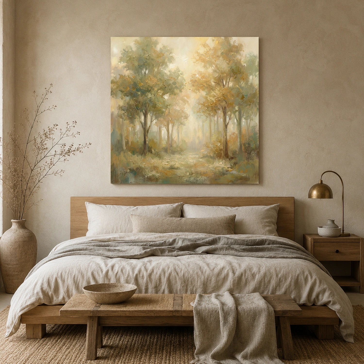 Tree Abstract Textured Wall Art #TP112