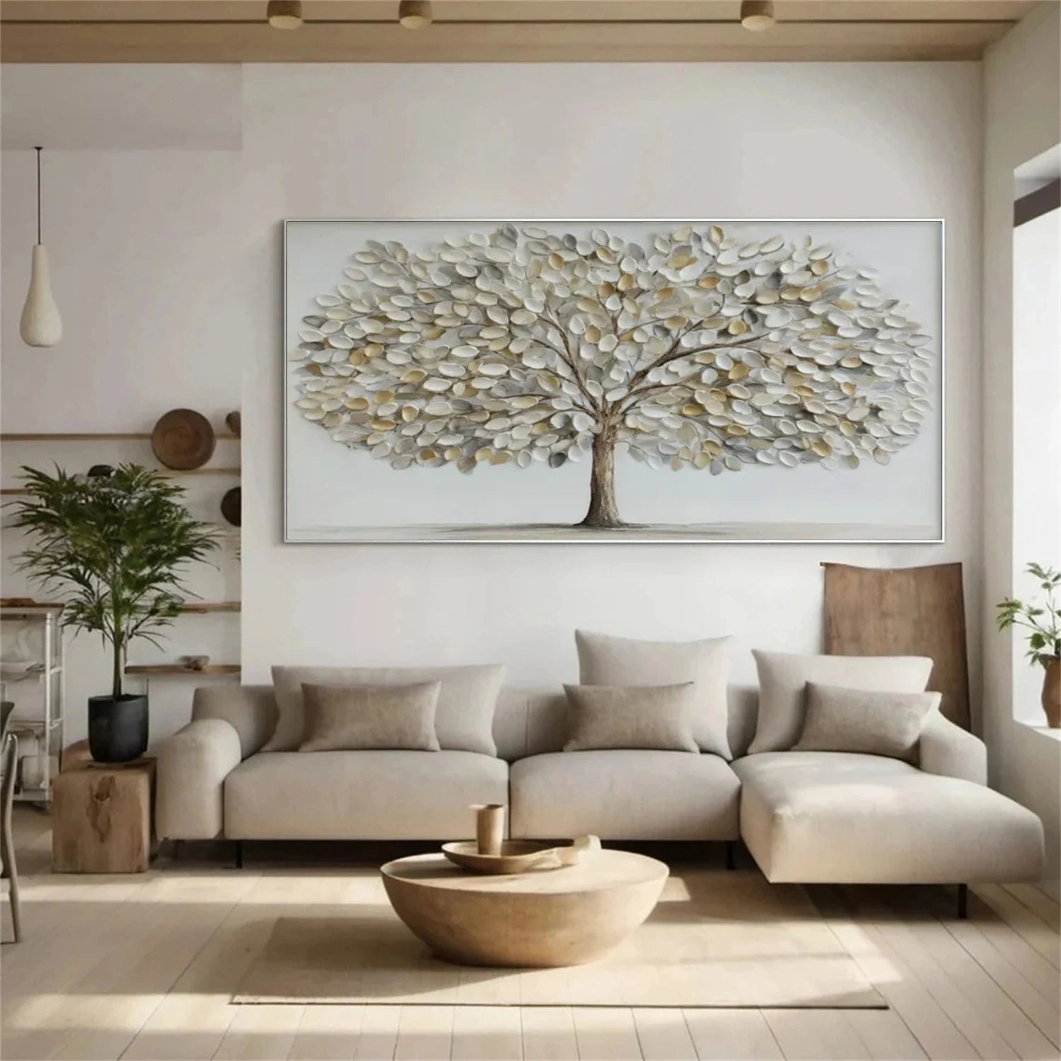Tree Abstract Textured Wall Art #TP068