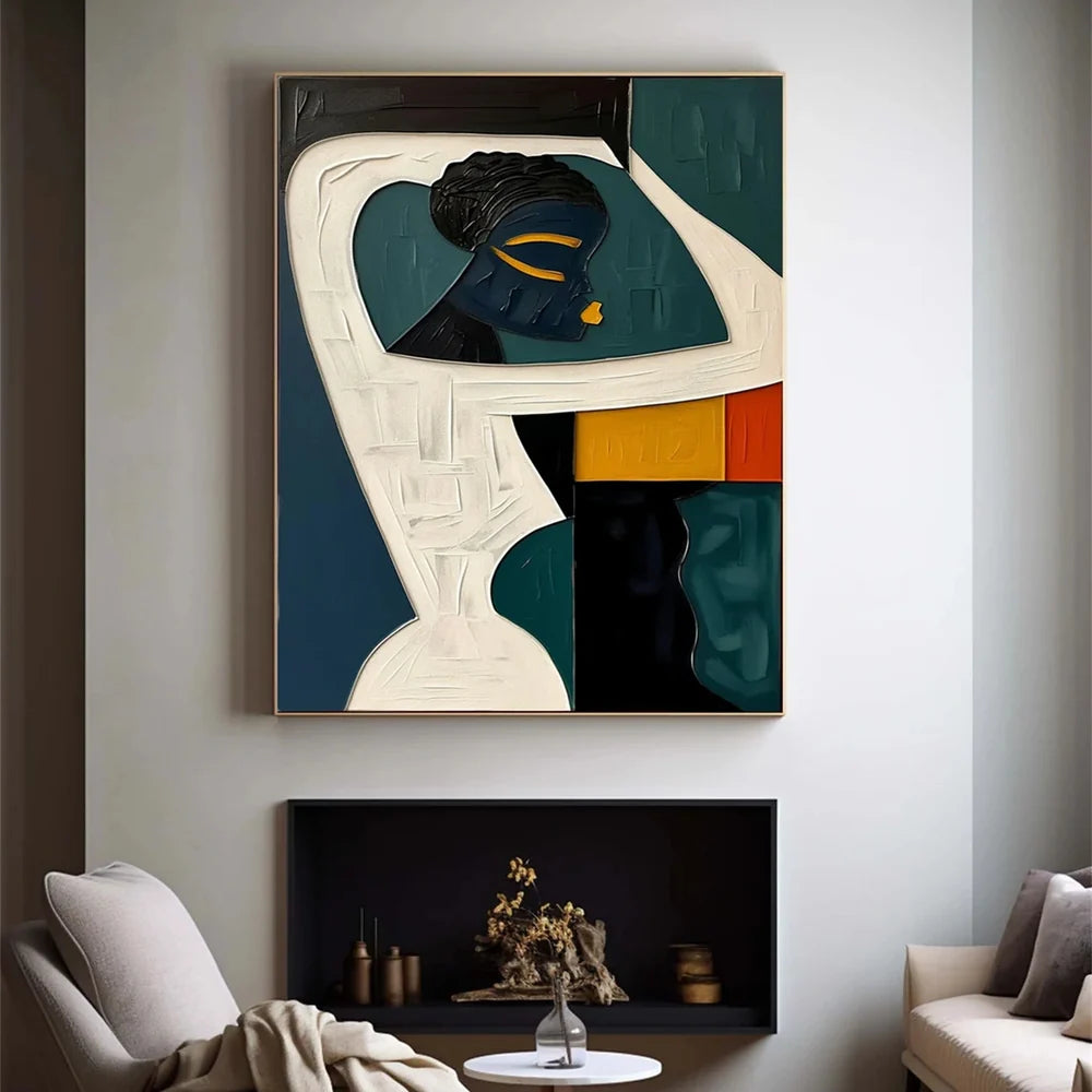 Abstract People Canvas Art #AE008