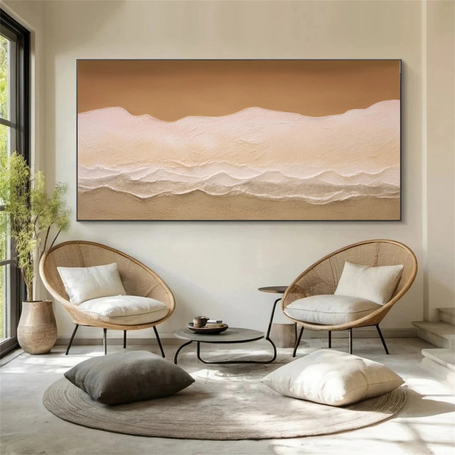 Ocean Abstract Textured Wall Art #OP069