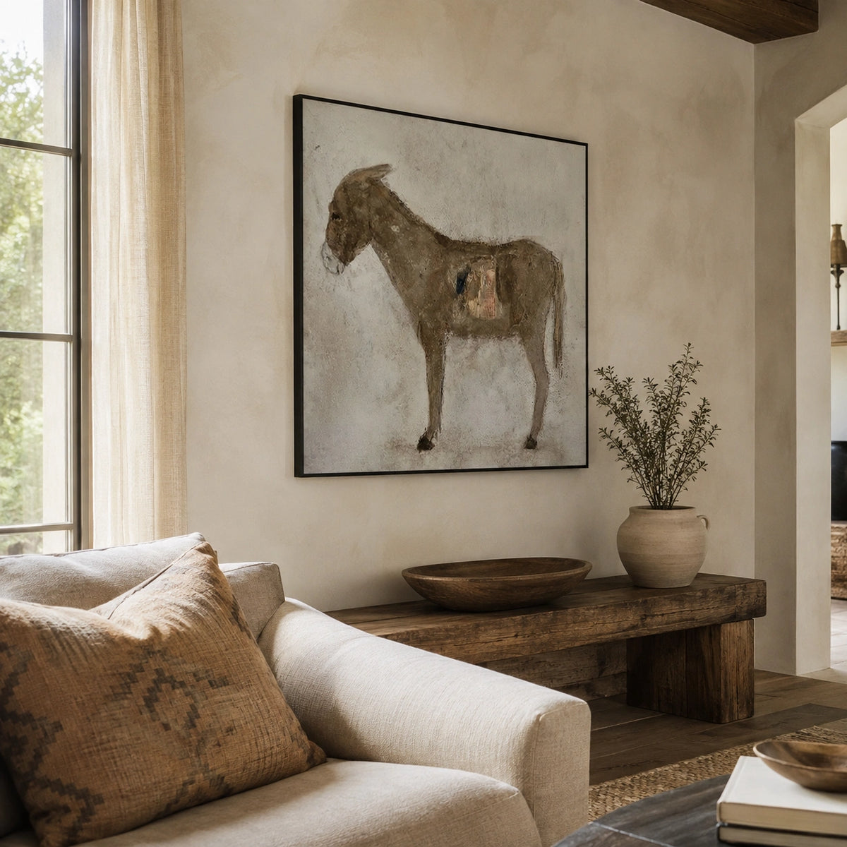 Abstract Animal Horse Wall Art #AC144