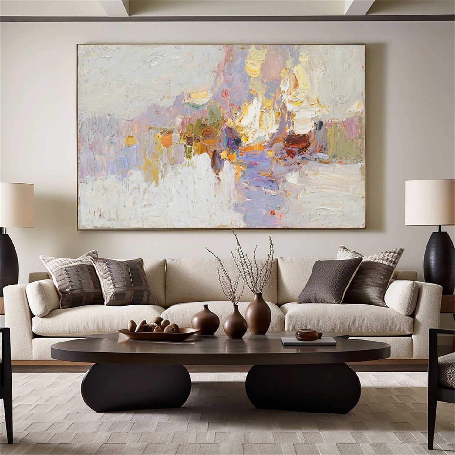 Colorful Abstract Canvas Wall Art #AP274