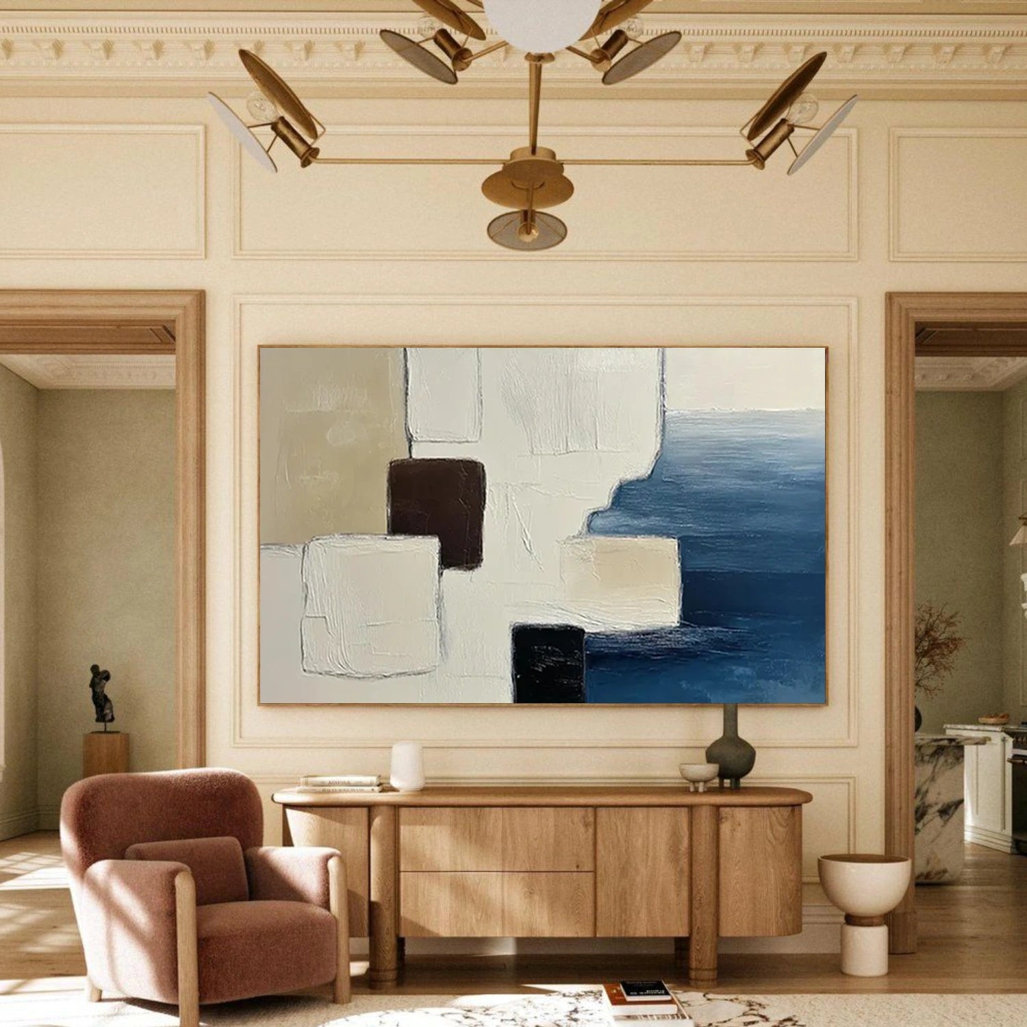Abstract Textured Wall Art #AT130