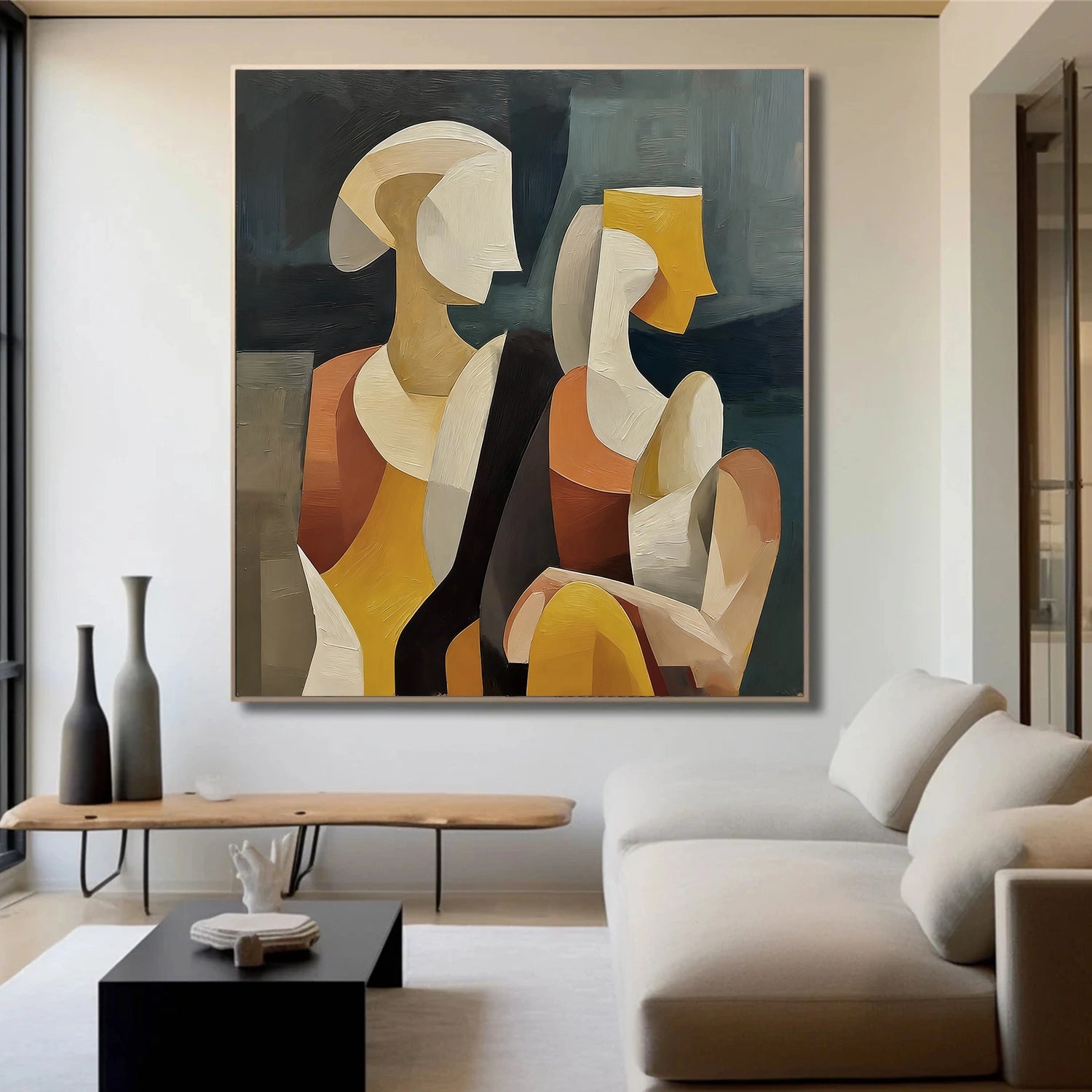 Abstract People Canvas Art #AE065