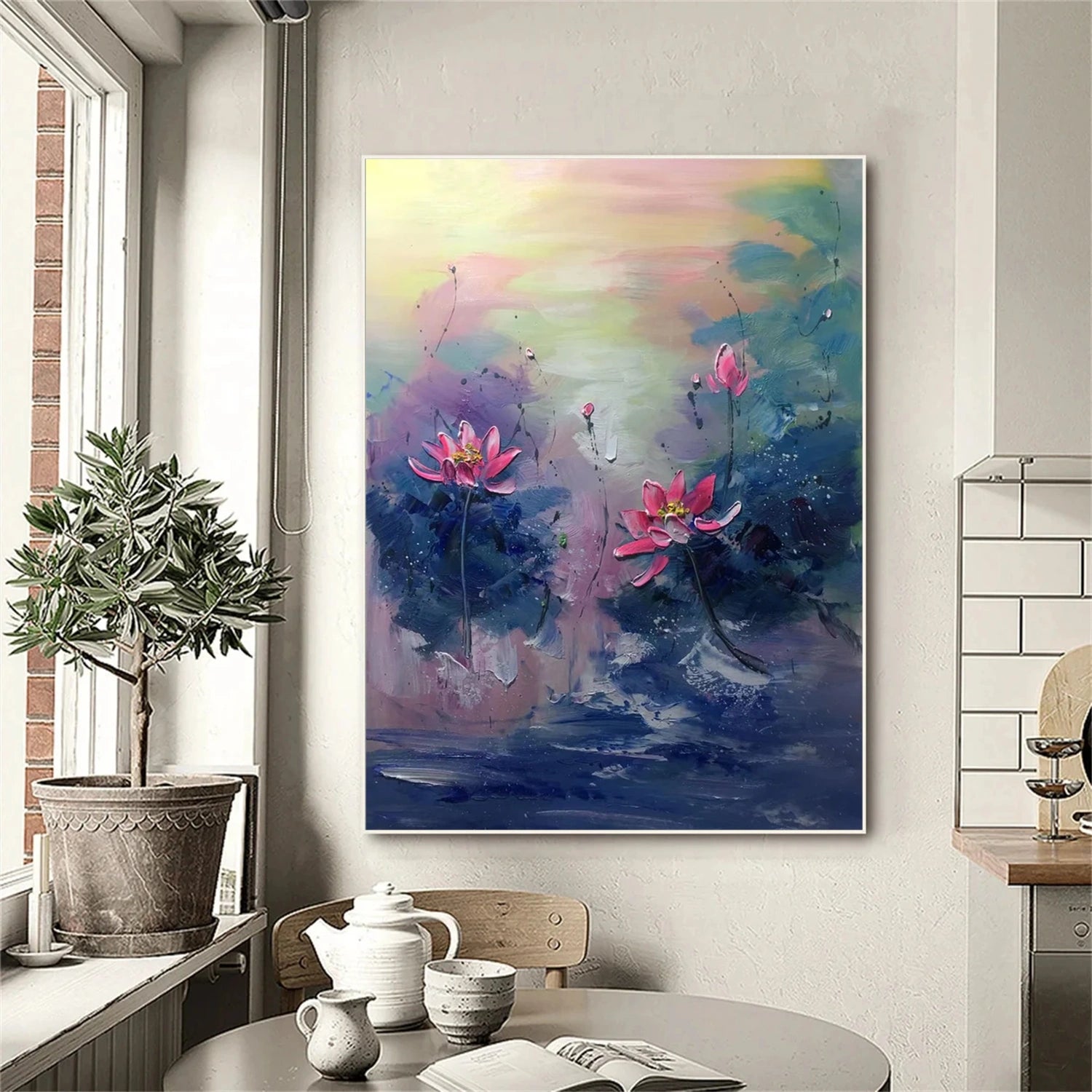 Flower Painting Canvas #FP088