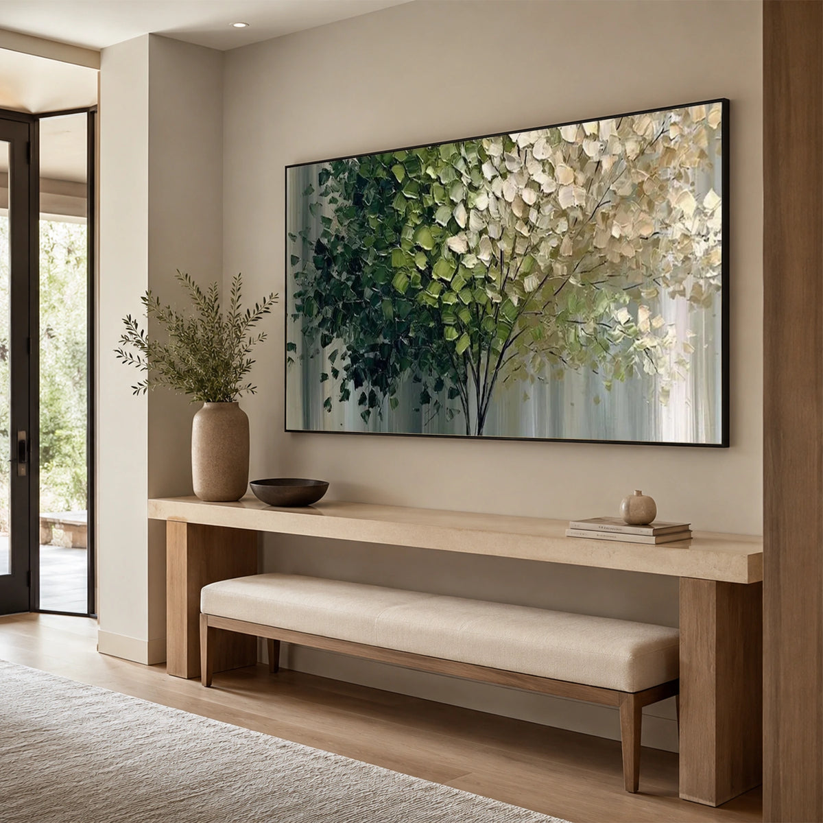 Tree Abstract Textured Wall Art #TP121