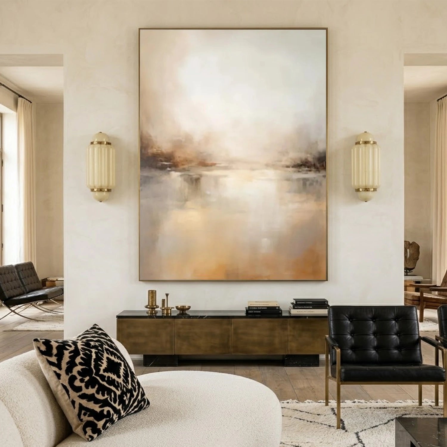 Abstract Canvas Wall Art #AP385