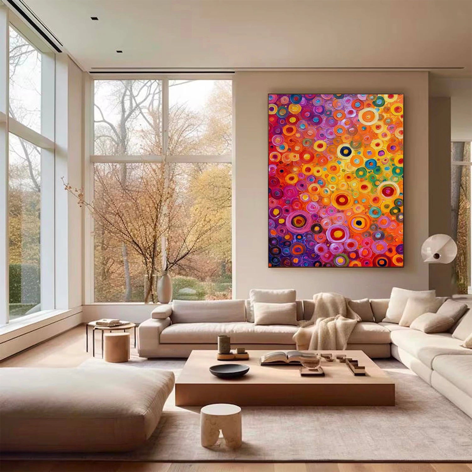 Colorful Abstract Canvas Wall Art #AP366