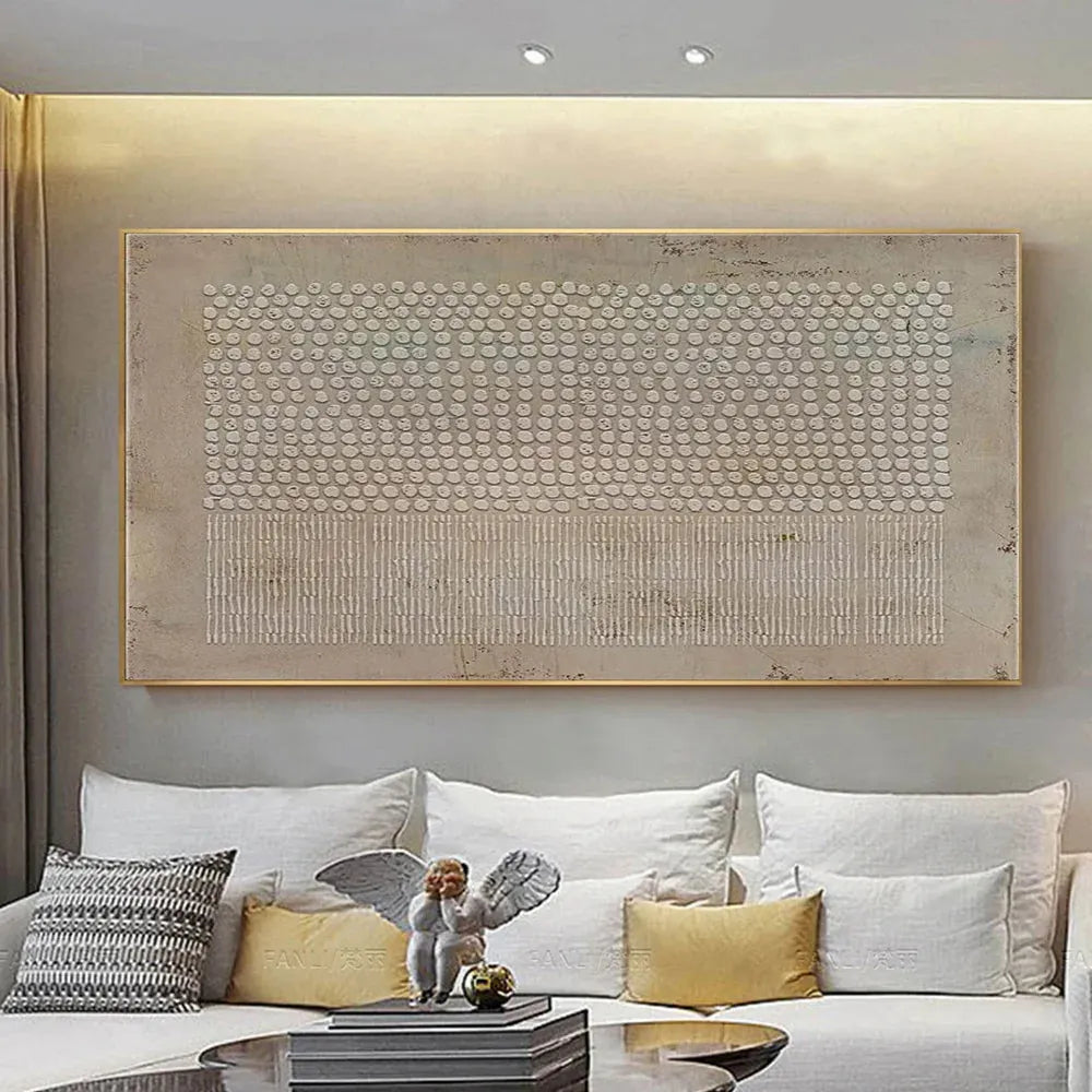 Wabi Sabi Textured Canvas Art  #WS008