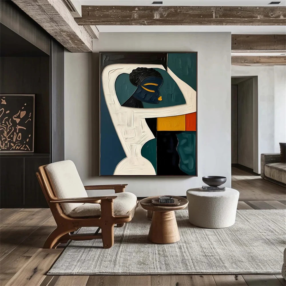 Abstract People Canvas Art #AE008