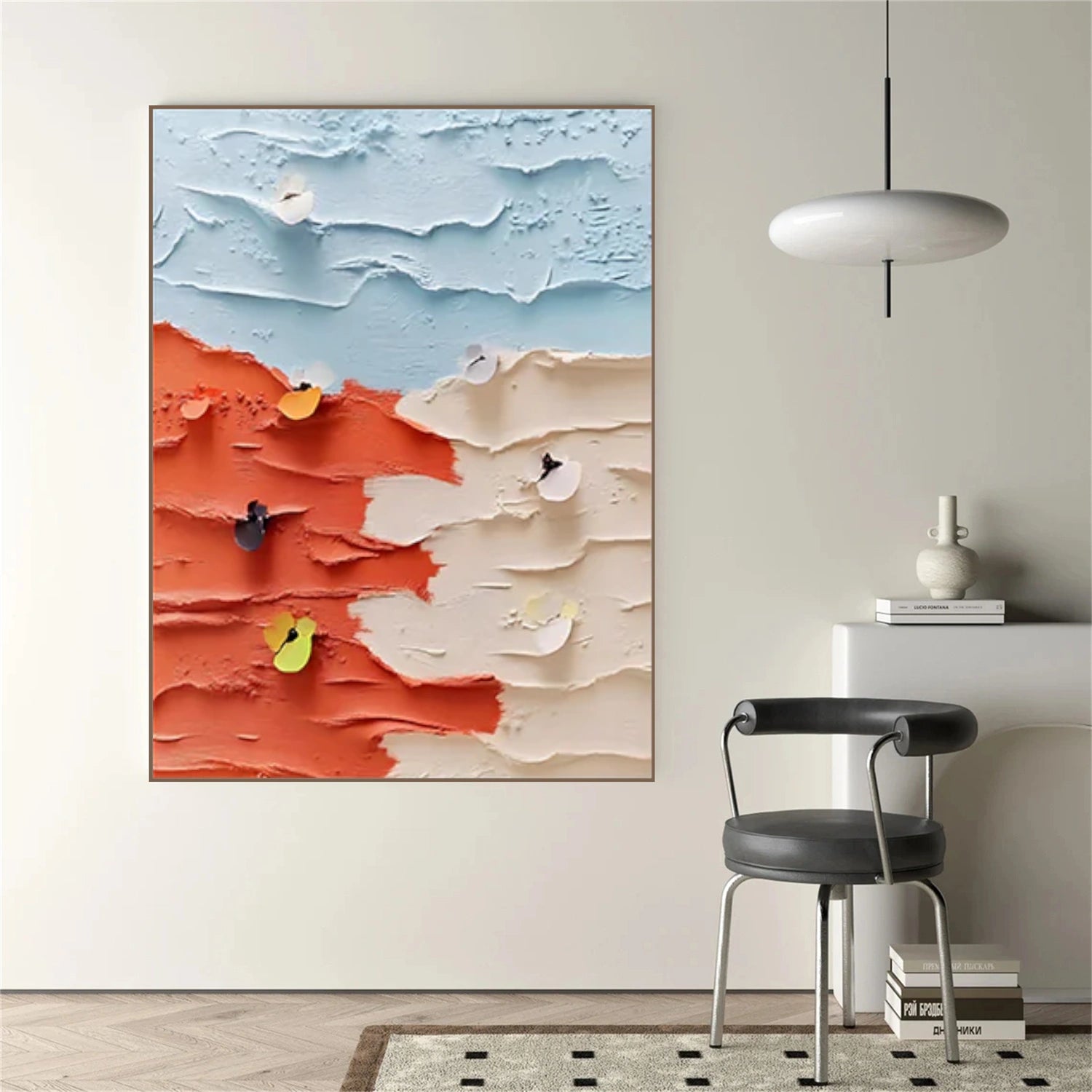 Colorful Abstract Textured Wall Art #AT110