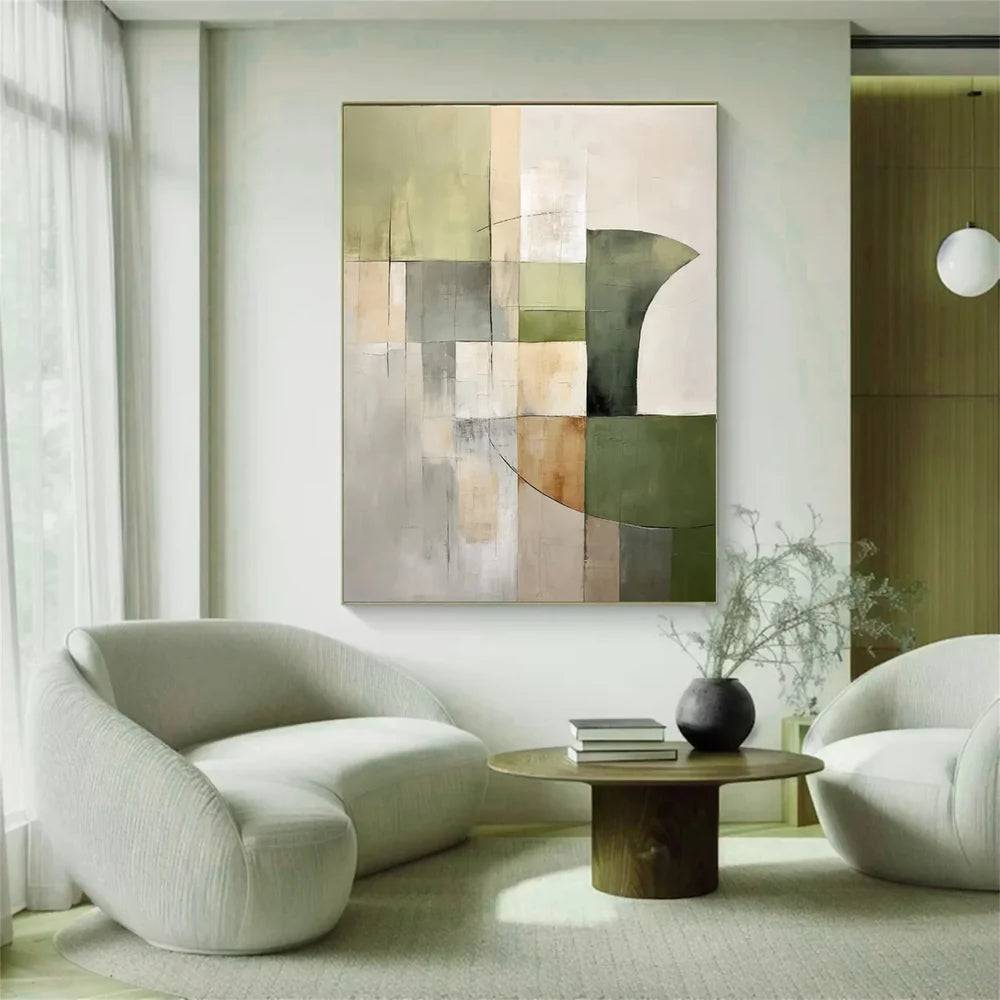 Colorful Abstract Painting Canvas #AP114