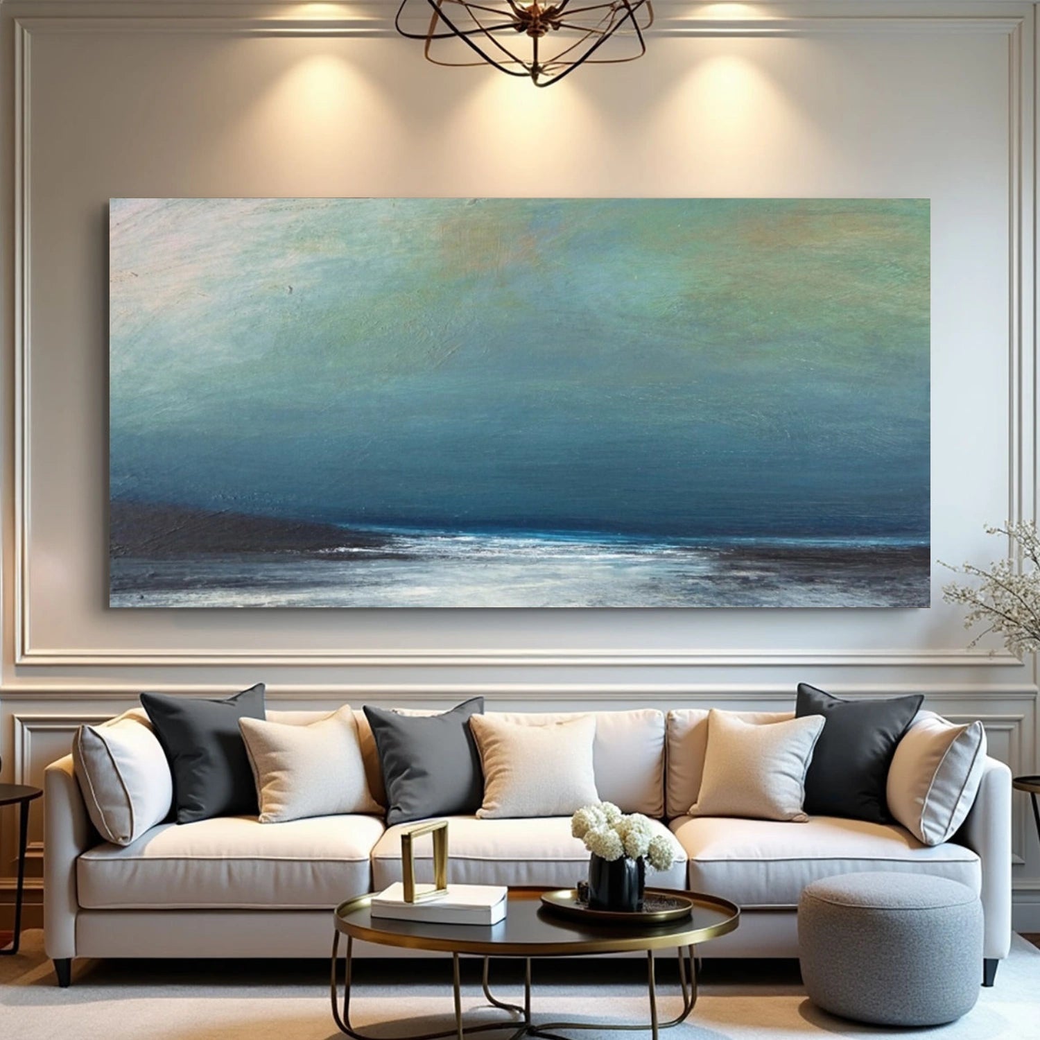 Abstract Canvas Wall Art #AP281