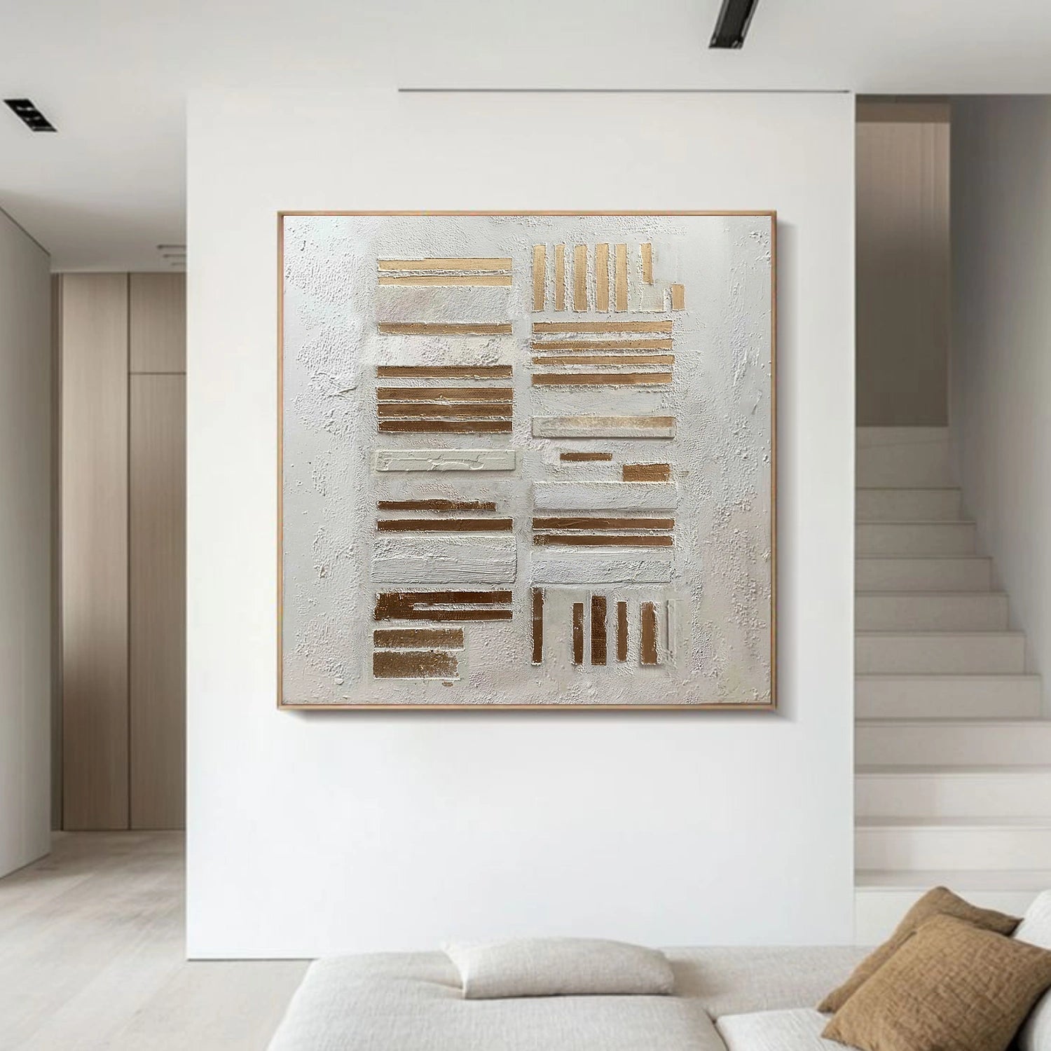Wabi Sabi Textured Canvas Art #WS099