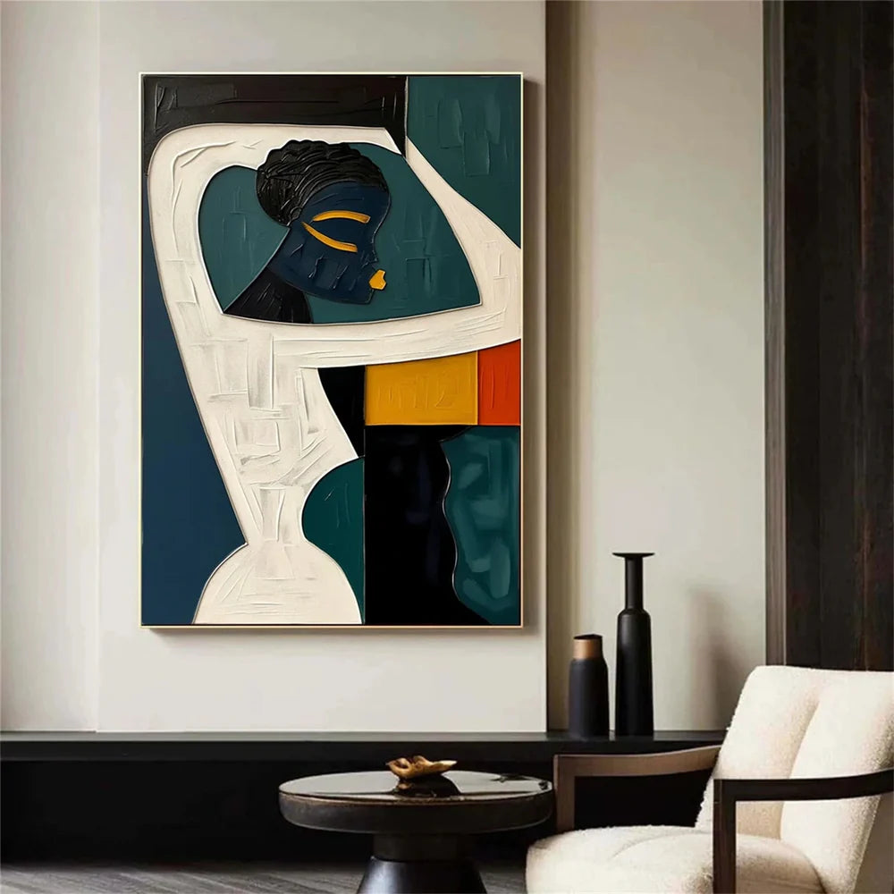 Abstract People Canvas Art #AE008