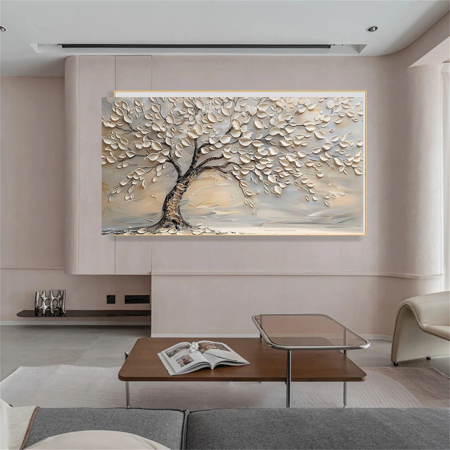 Tree Abstract Textured Wall Art #TP094
