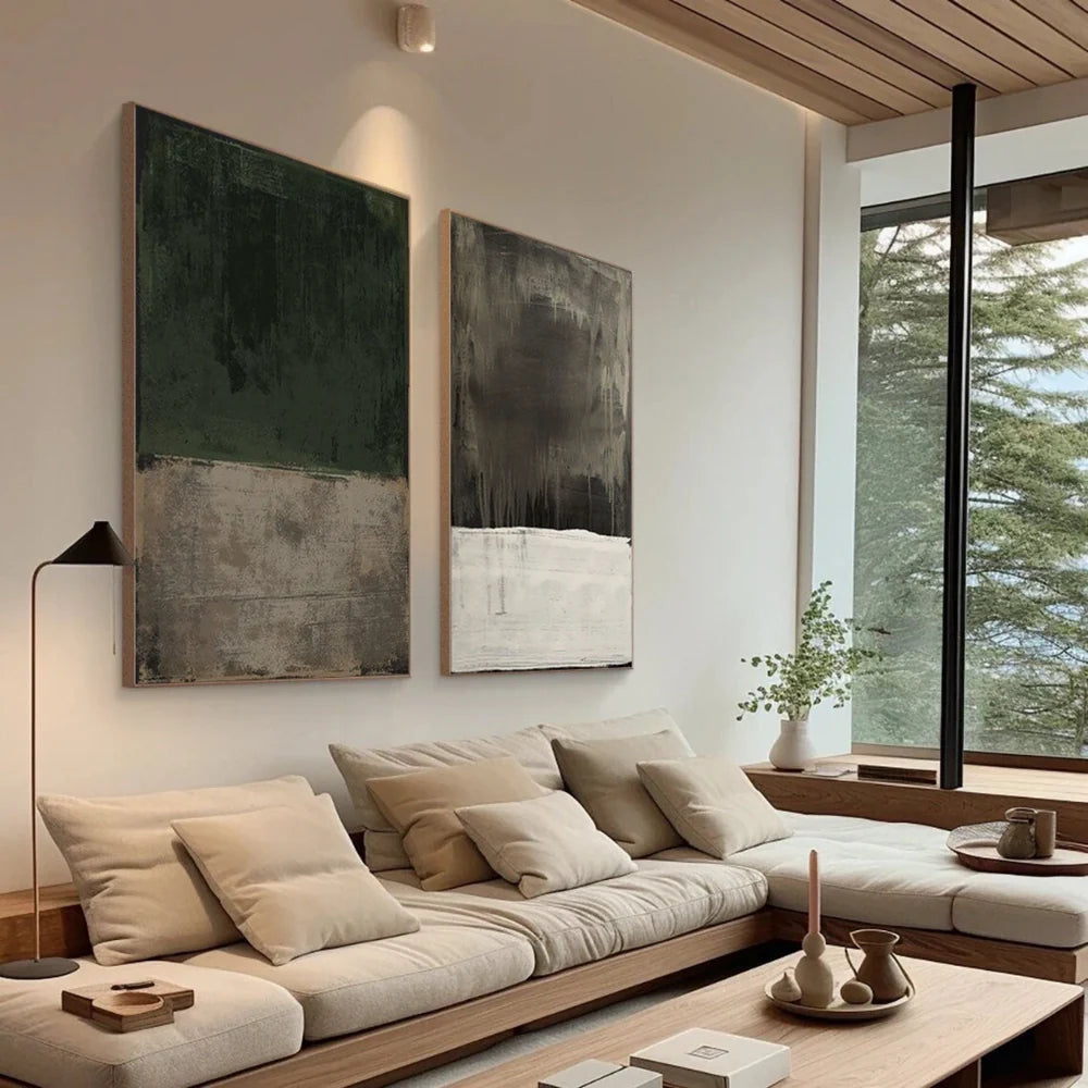 Abstract Painting Canvas Set of 2 #AP202