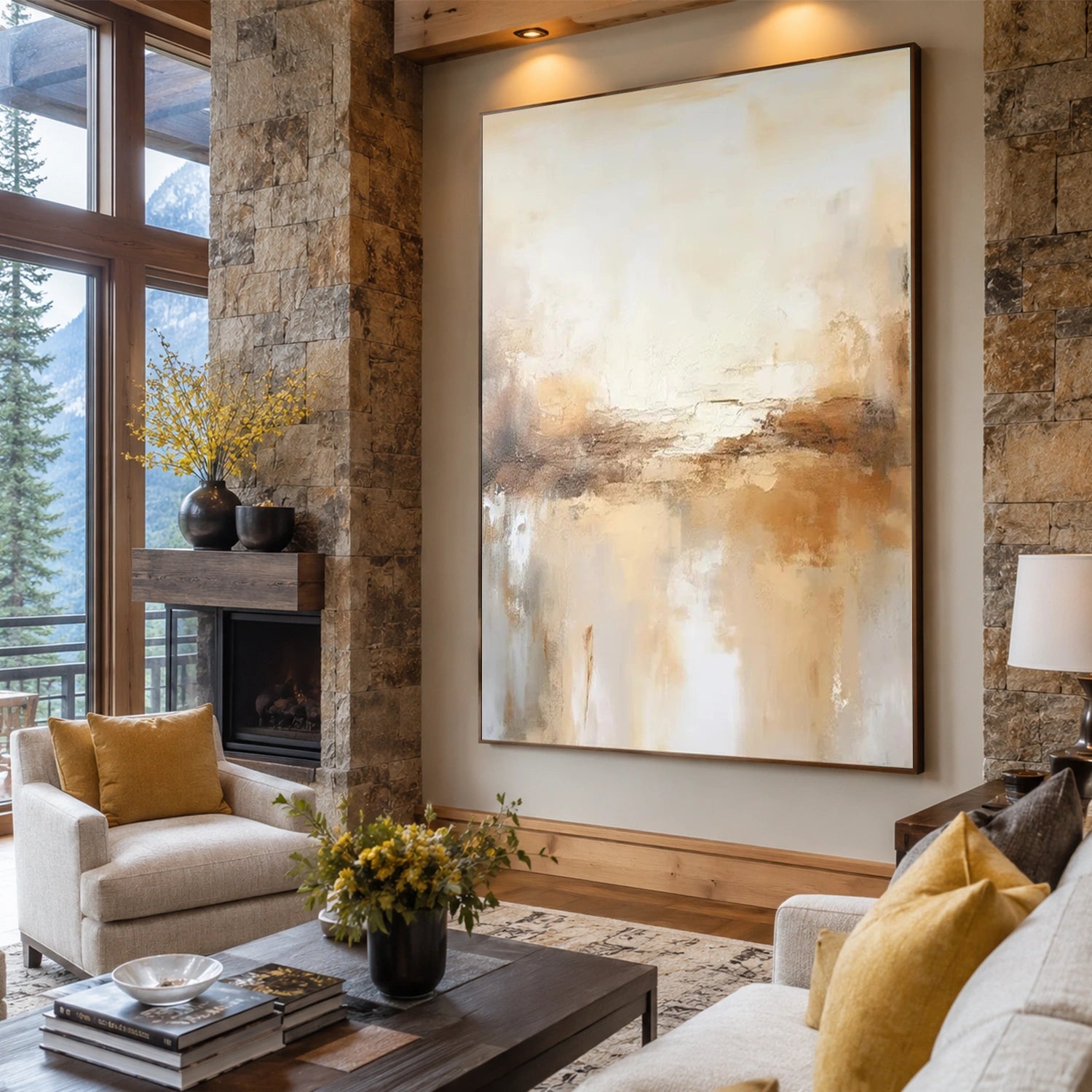Abstract Textured Wall Art #AT175