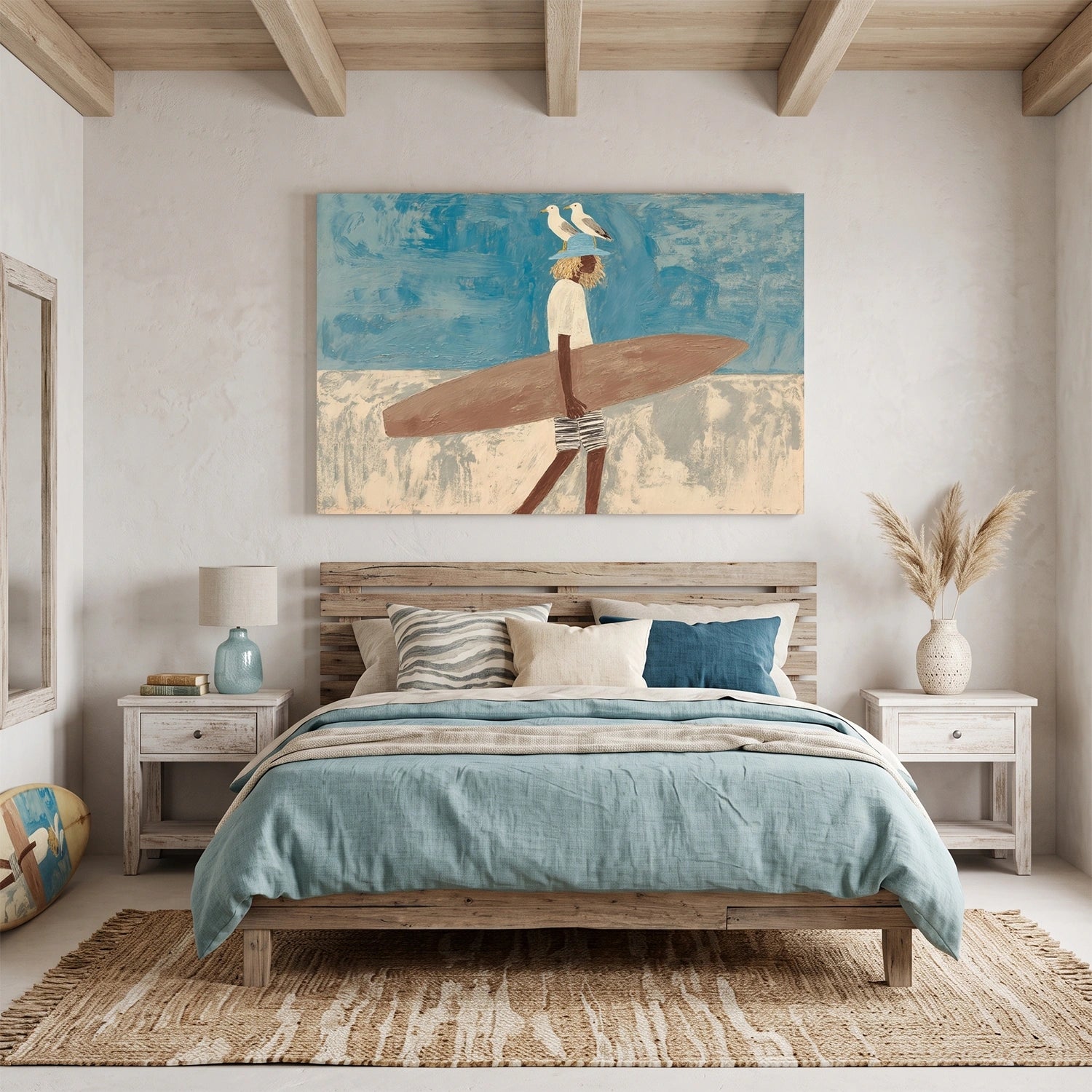 Abstract Portrait Canvas Art #AE137