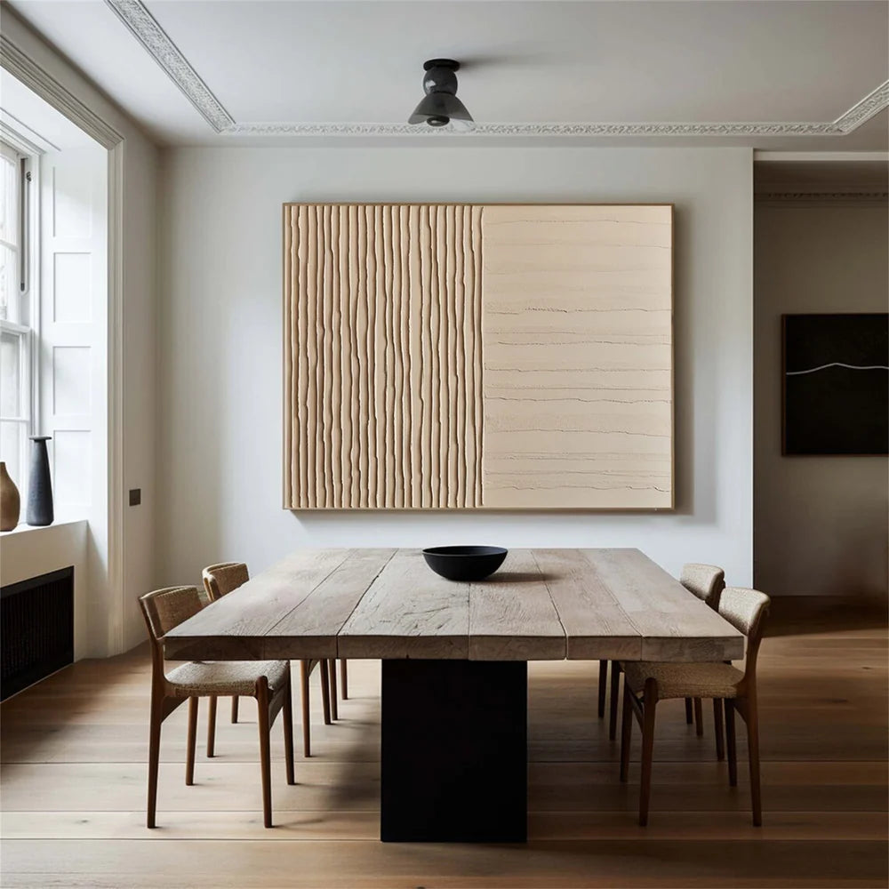 Wabi Sabi Textured Canvas Art #WS027