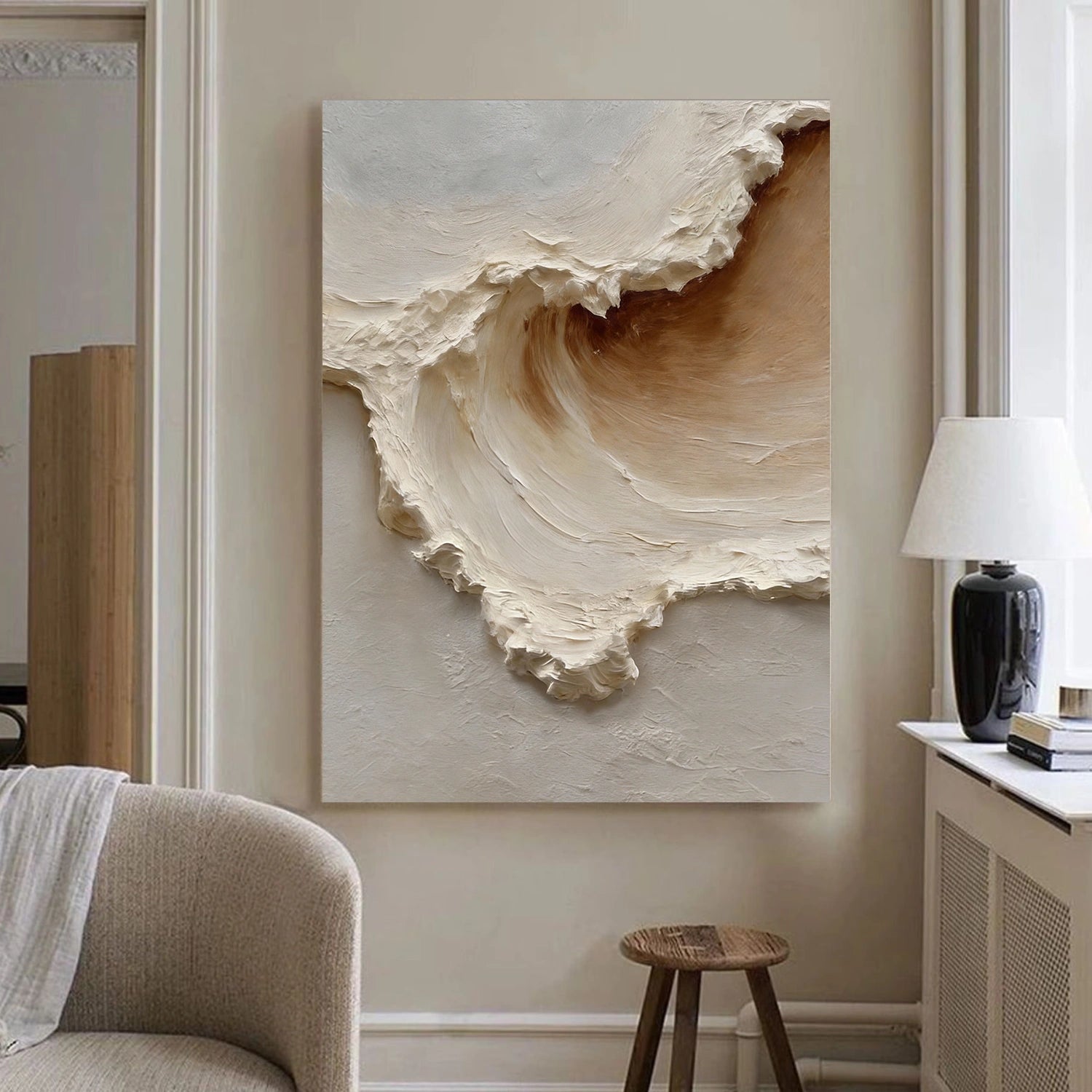 Ocean Abstract Textured Wall Art #OP046