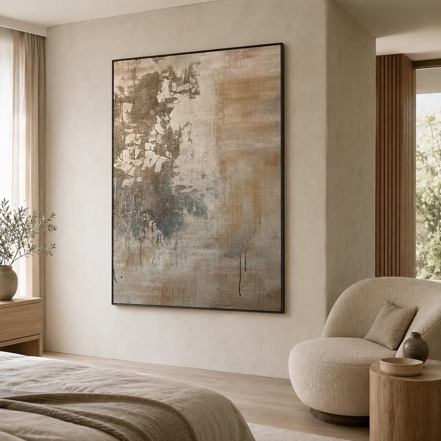 Abstract Canvas Wall Art #AP398
