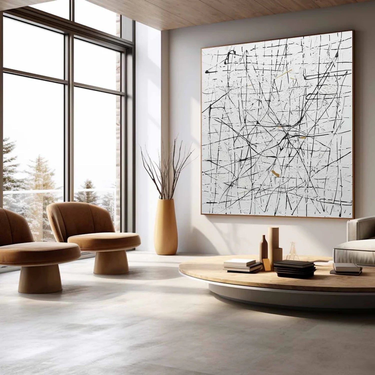 Colorful Pollock Art #PA016