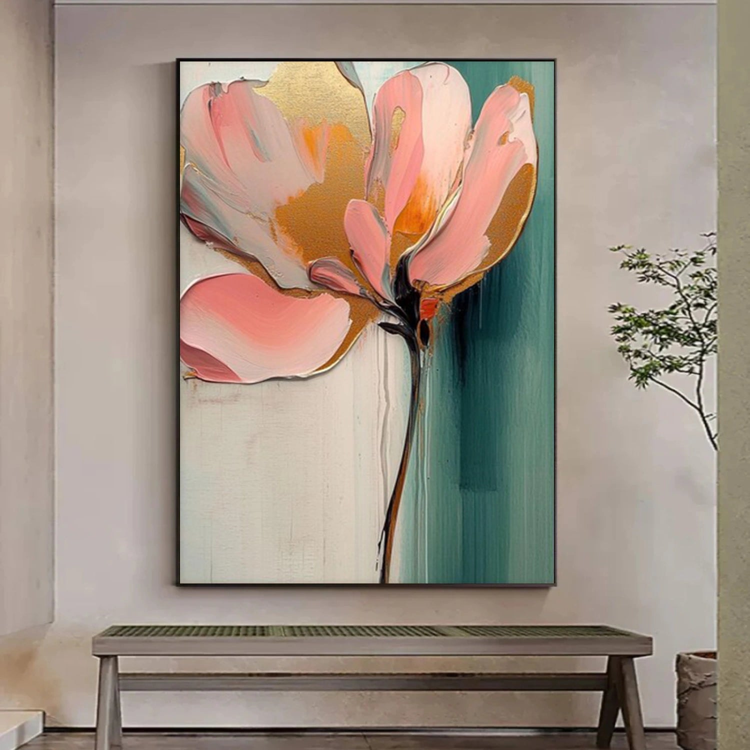 Flower Abstract Wall Art #FP165