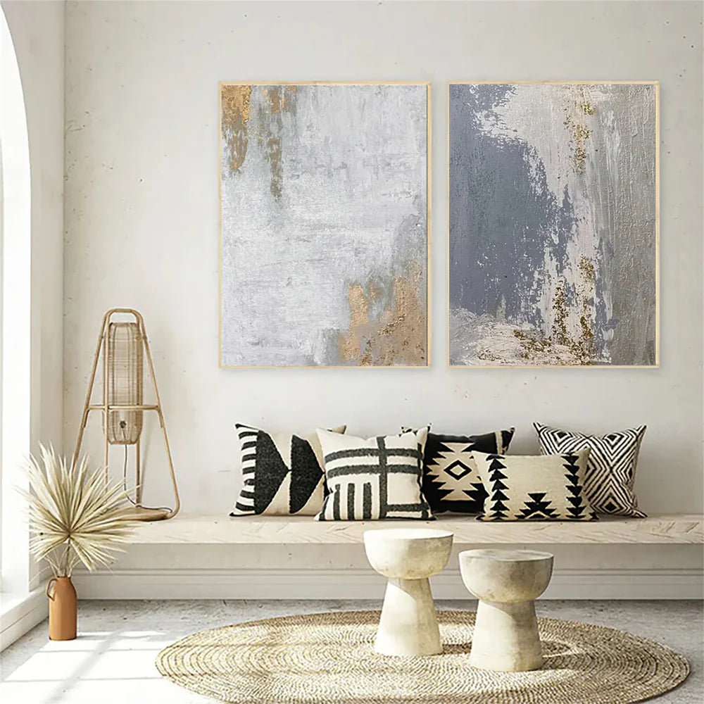 Abstract Painting Canvas Set of 2 #AP129