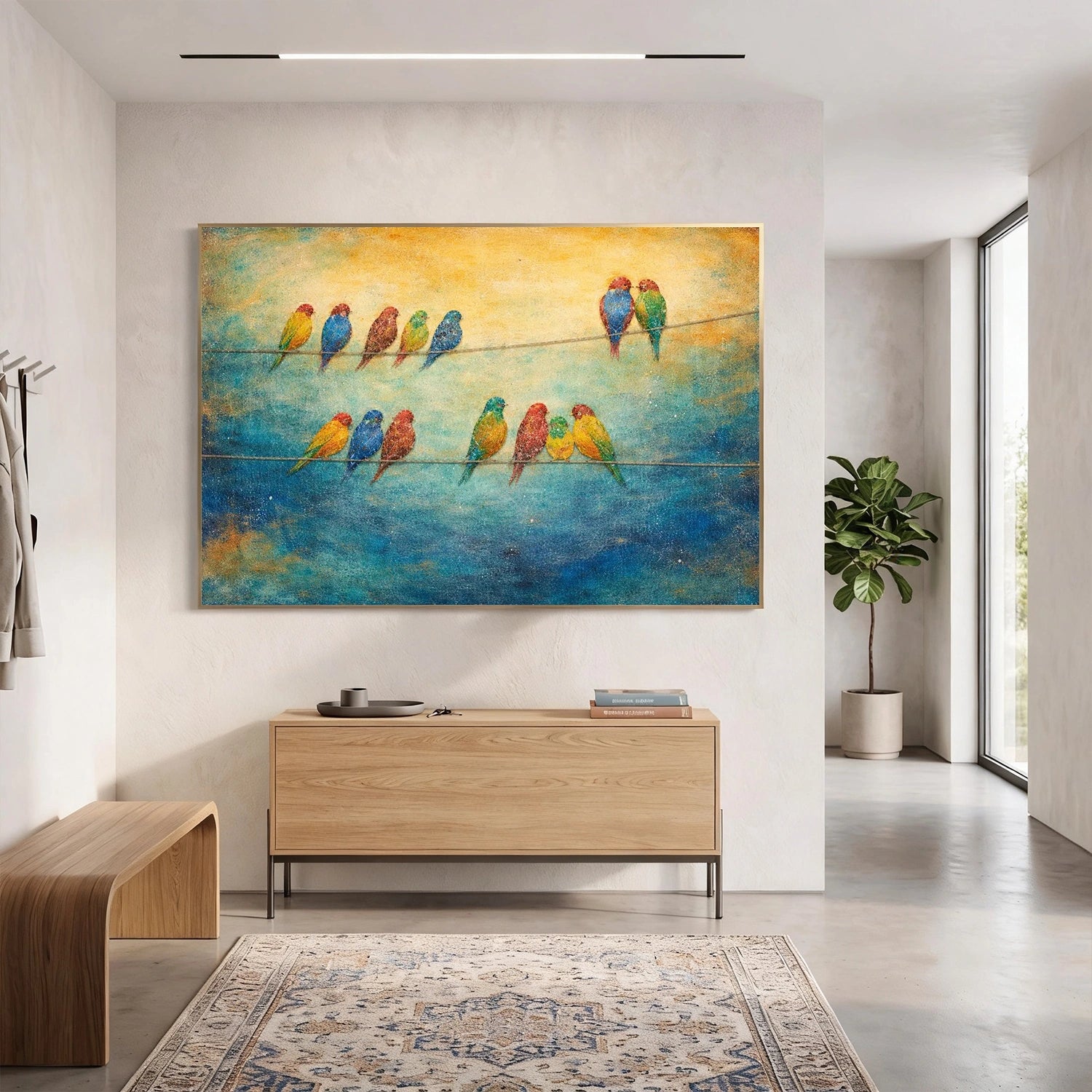 Abstract Animal Bird Wall Art #AC132