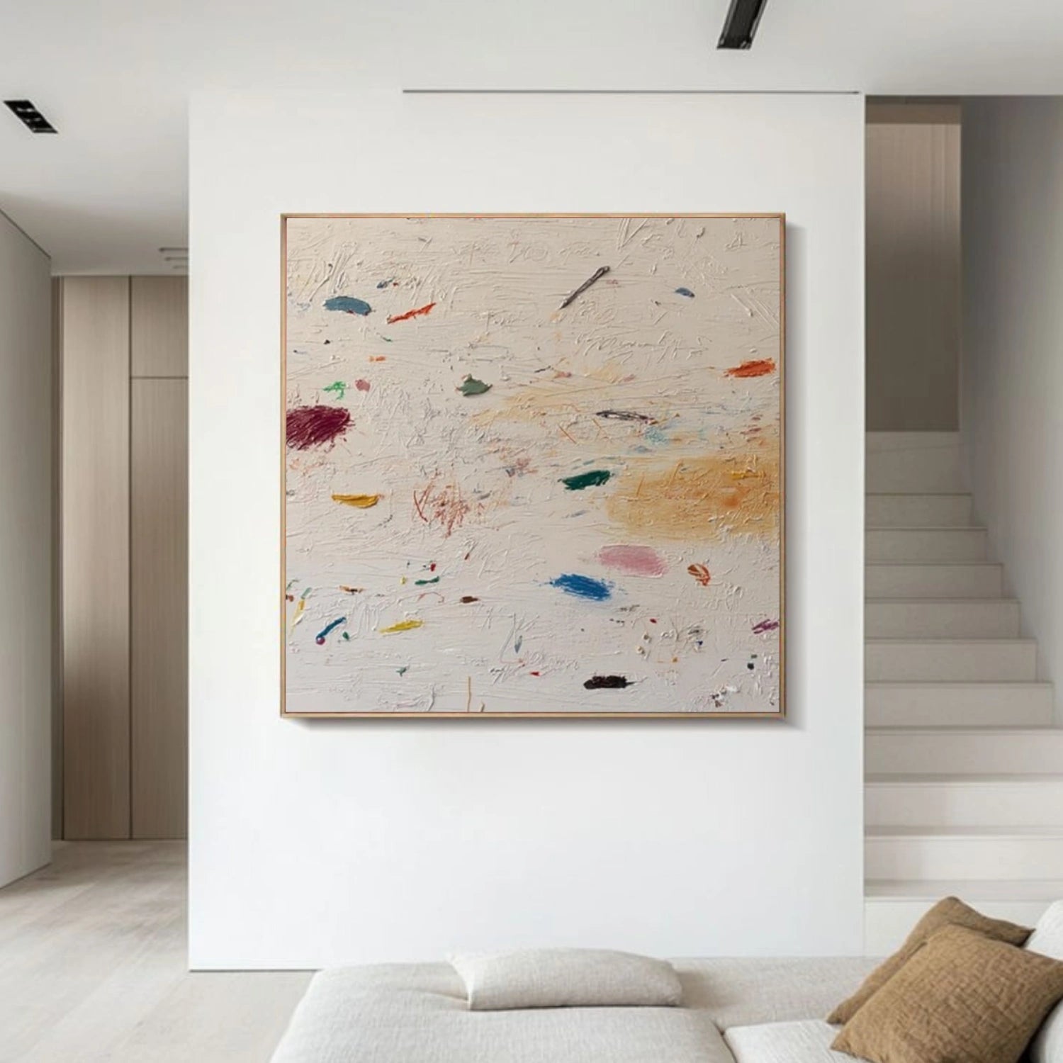 Colorful Abstract Textured Wall Art #AT143